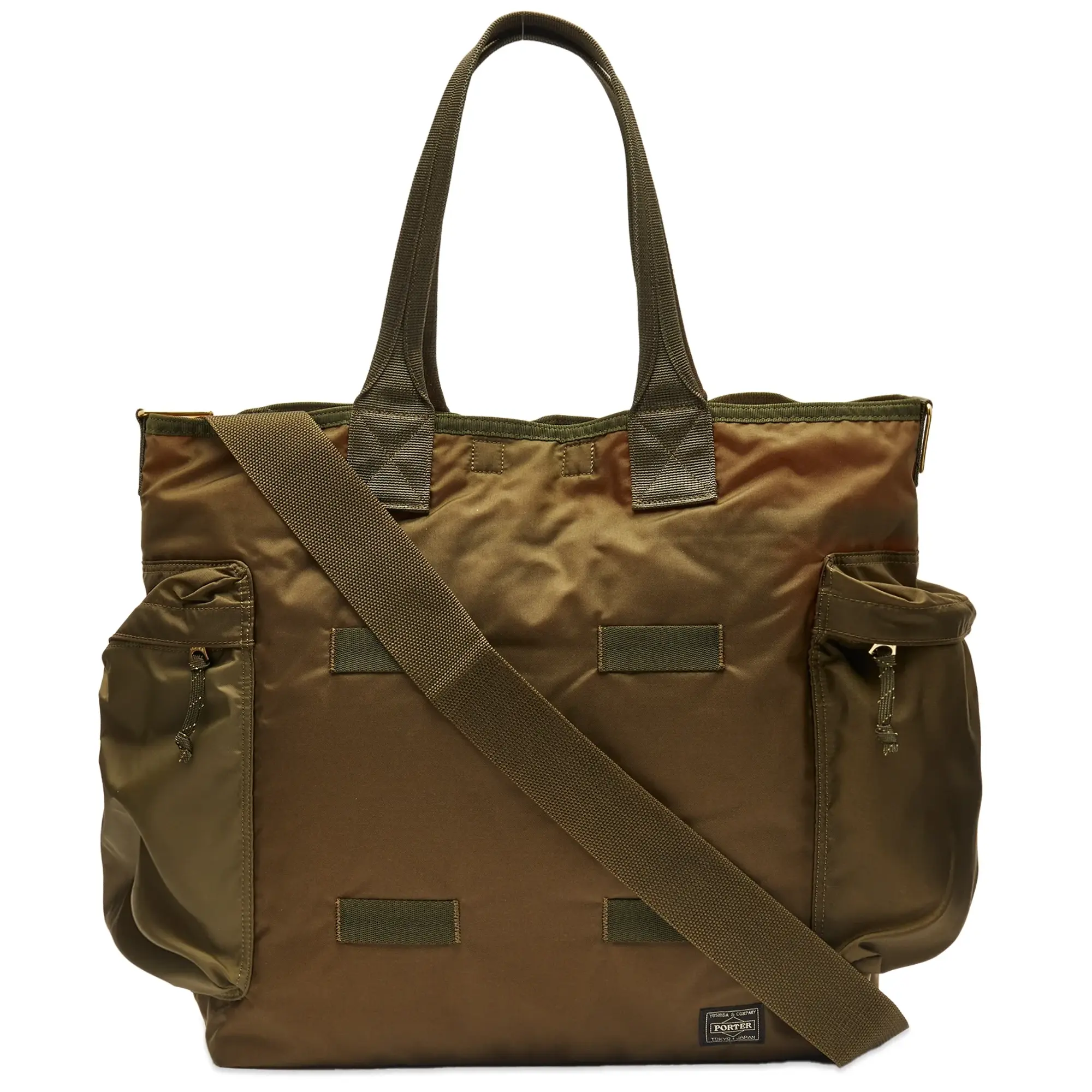 Porter-Yoshida & Co. Force 2-Way Tote Bag Olive