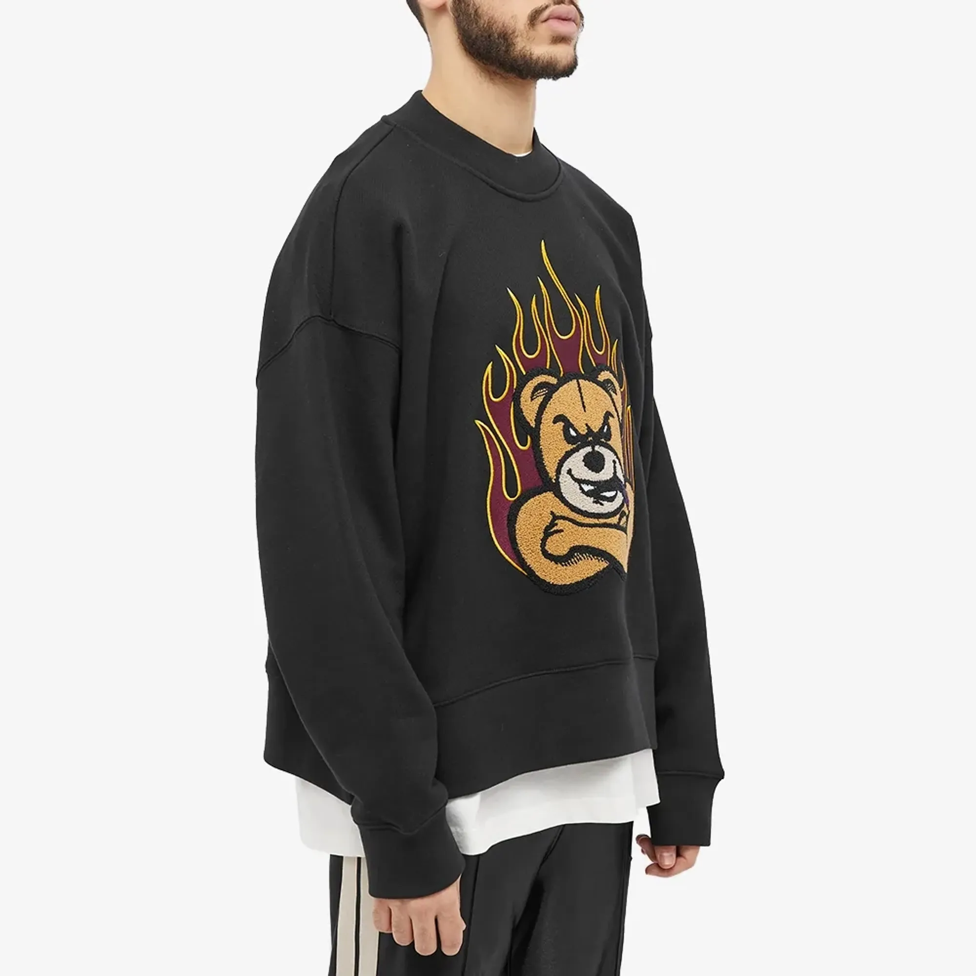 Moncler Men's Genius x Palm Angels Angry Bear Crew Neck Sweat