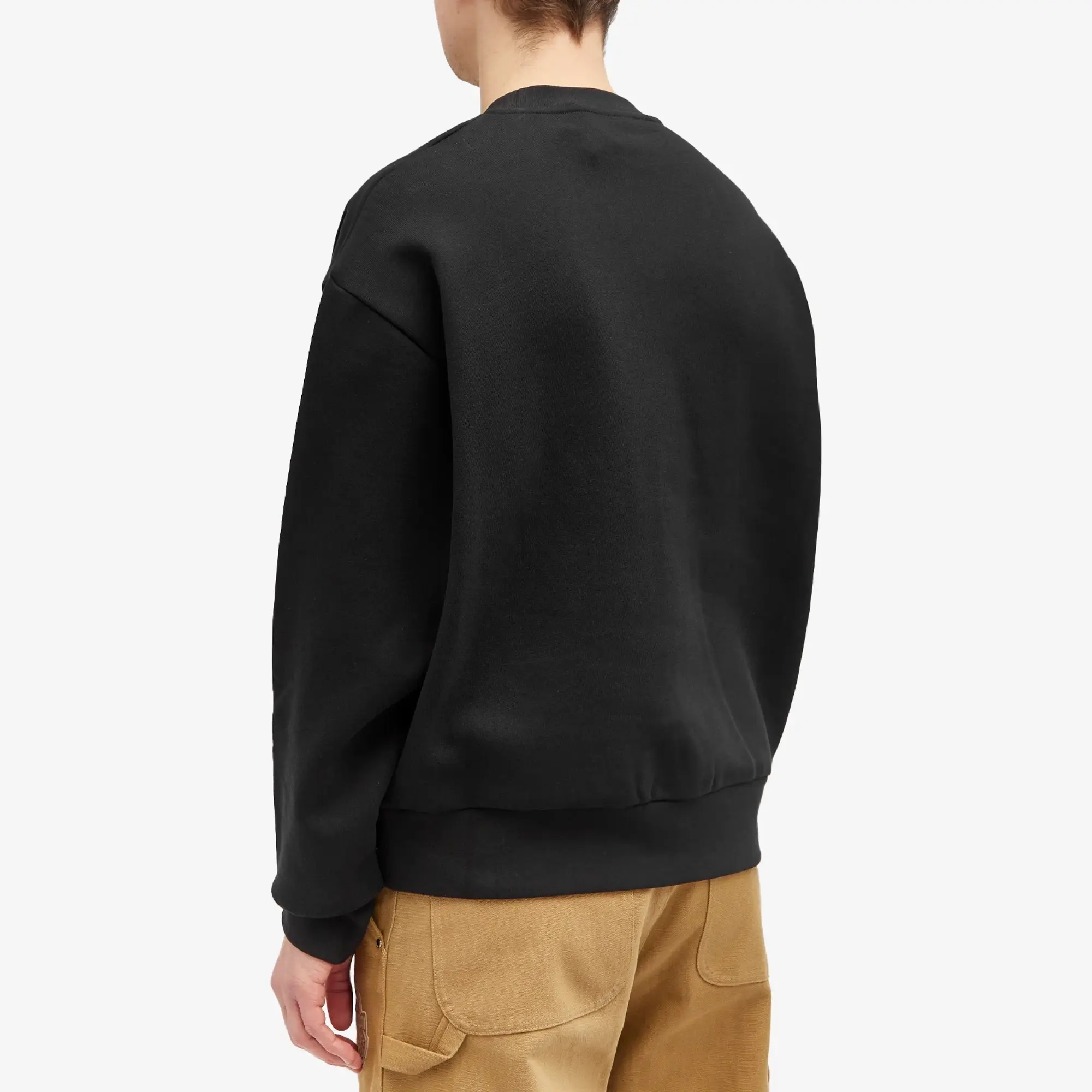 Moncler Men's Genius x Roc Nation Crew Sweat Shirt Black