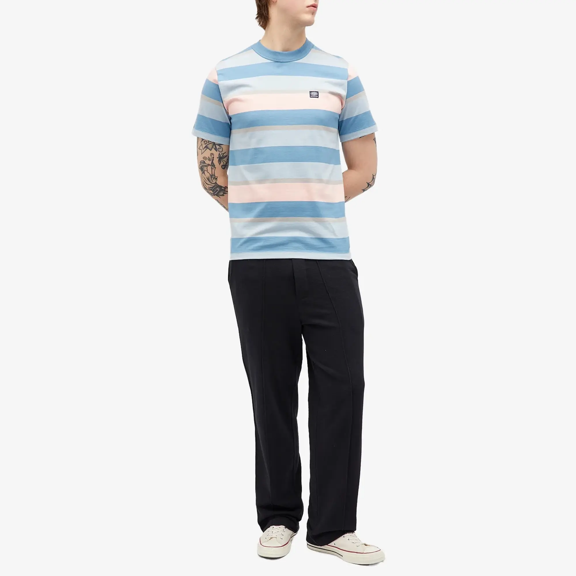 Armor-Lux Men's x Denham Oust Pocket T-Shirt Blue