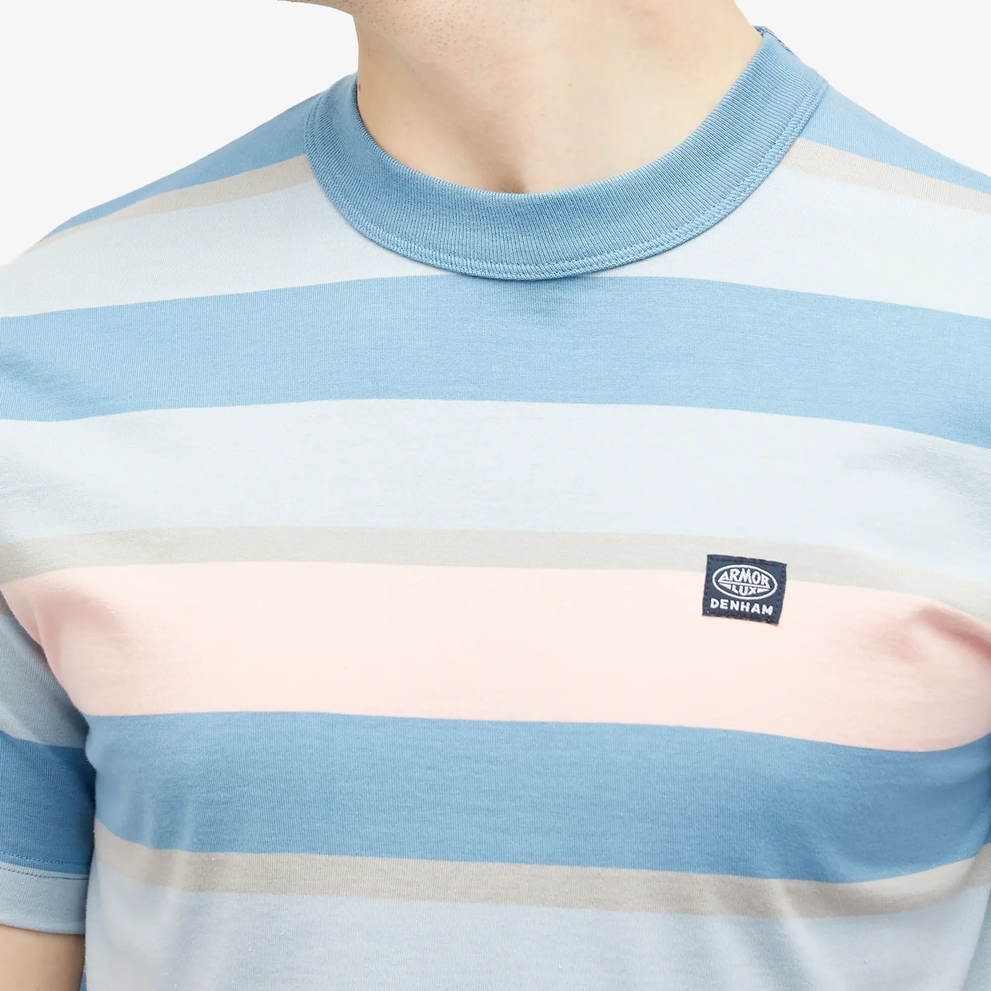 Armor-Lux Men's x Denham Oust Pocket T-Shirt Blue