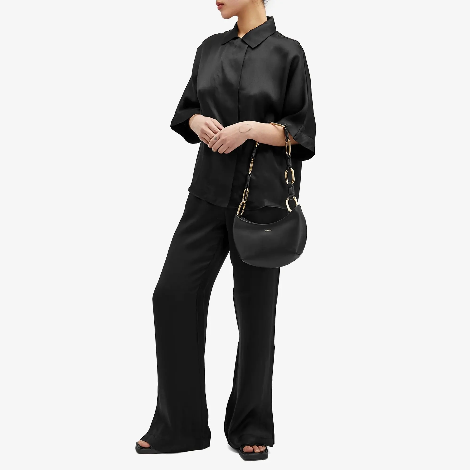 Anine Bing Women's Aden Pant Black