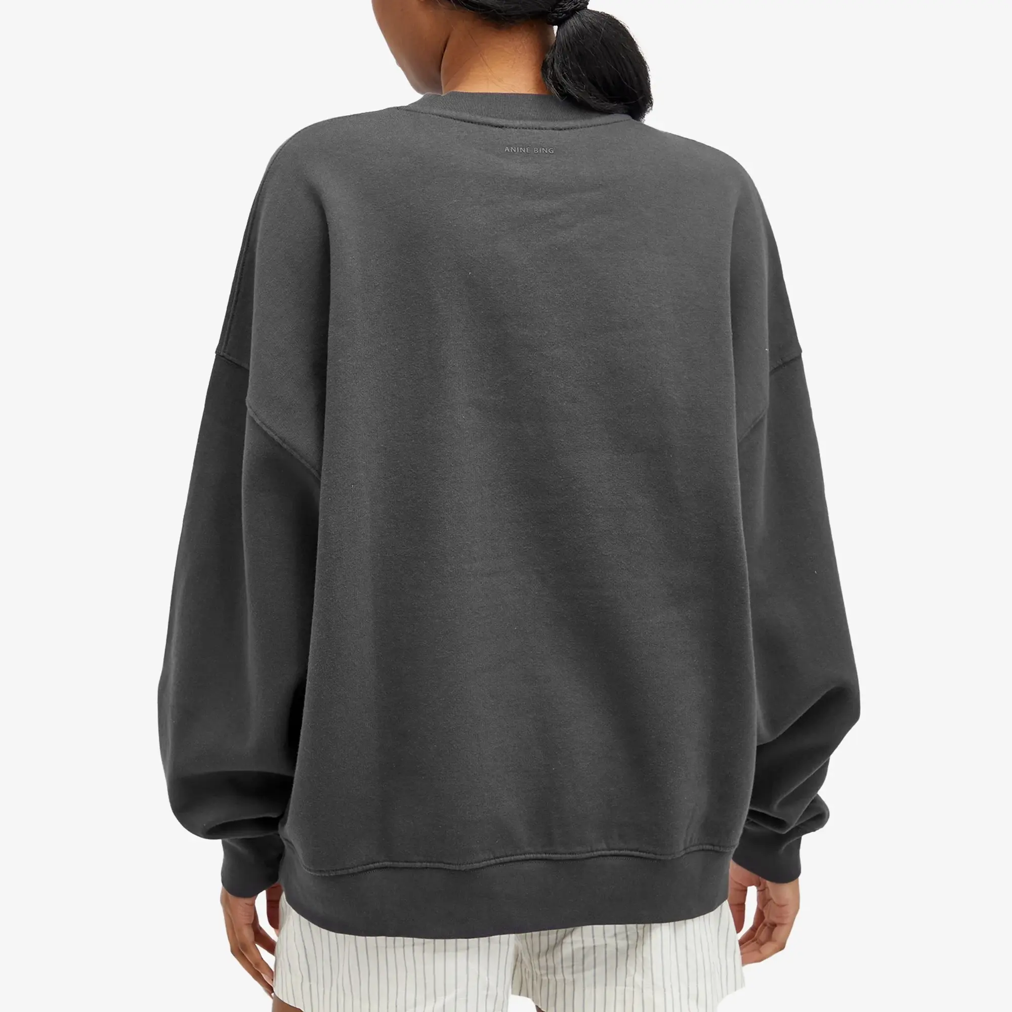 Anine Bing Women's Miles Sweatshirt Vintage Black