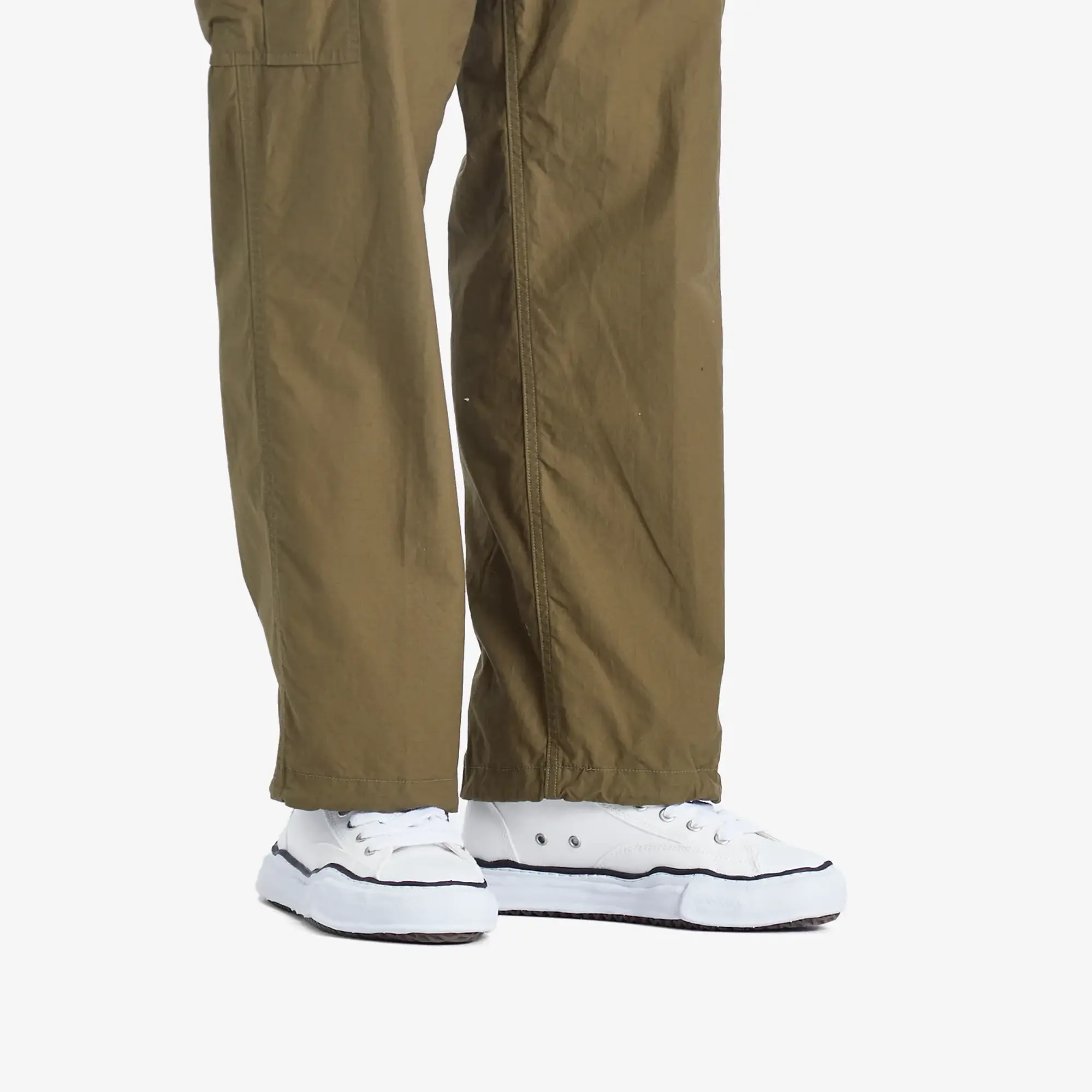 Maison MIHARA YASUHIRO Men's Original Sole Canvas Hi Sneaker White