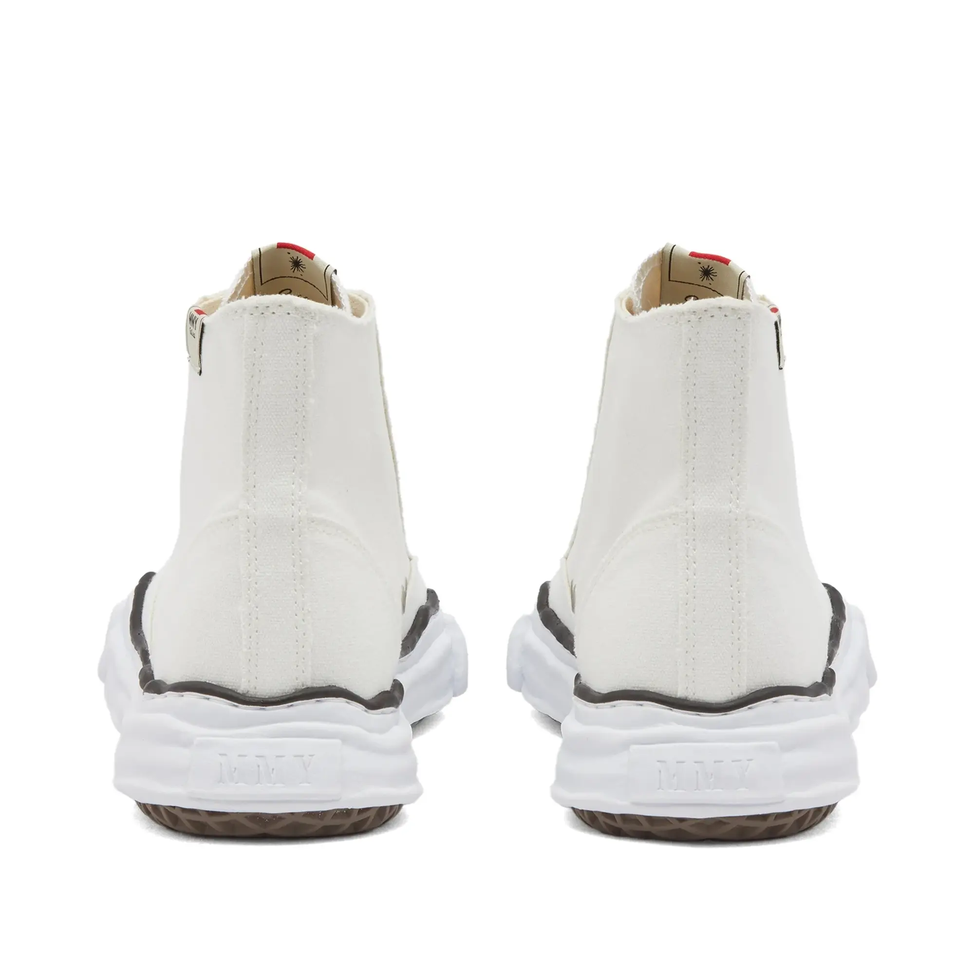 Maison MIHARA YASUHIRO Men's Original Sole Canvas Hi Sneaker White