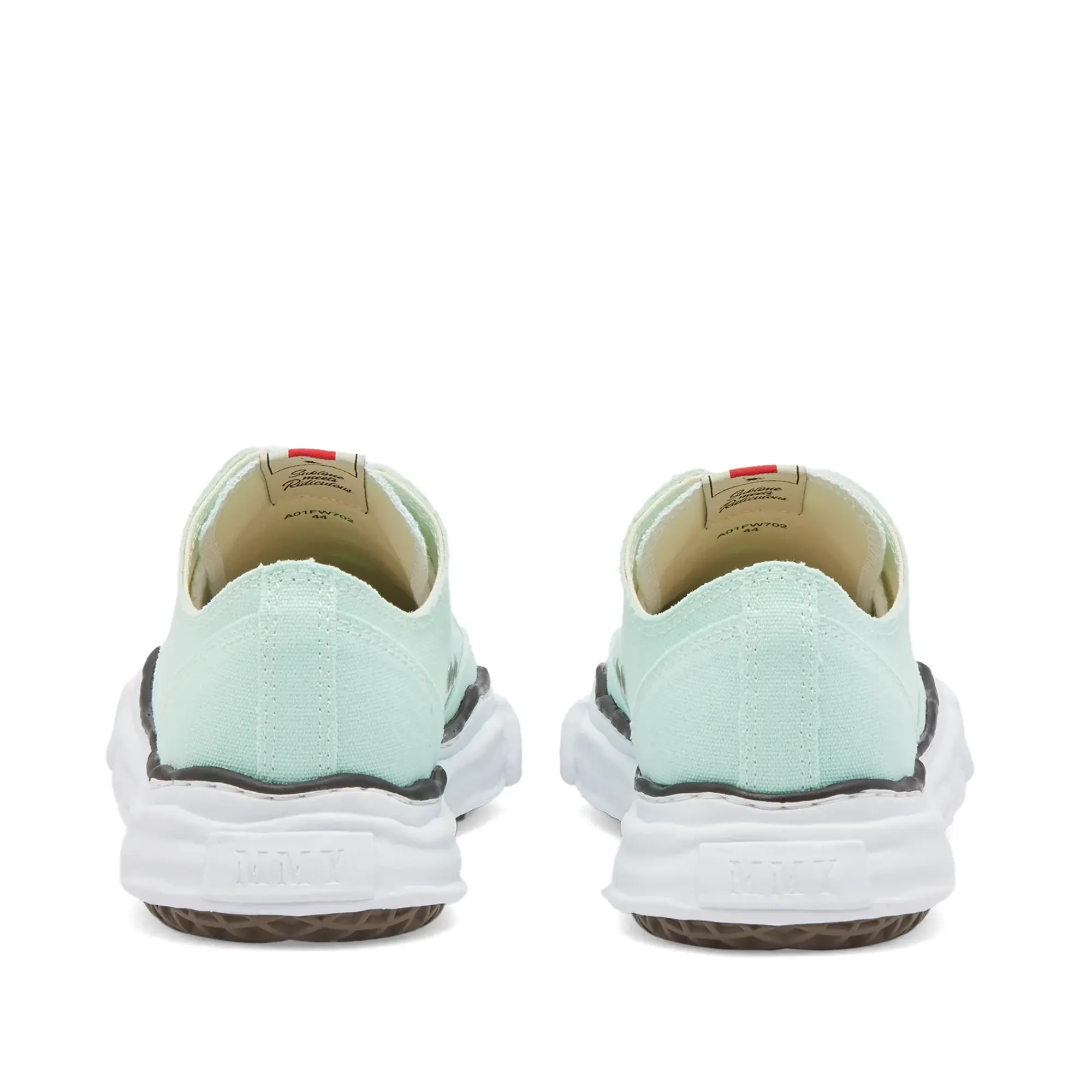 Maison Mihara Yasuhiro Peterson Og Sole Low Canvas Sneaker - Black