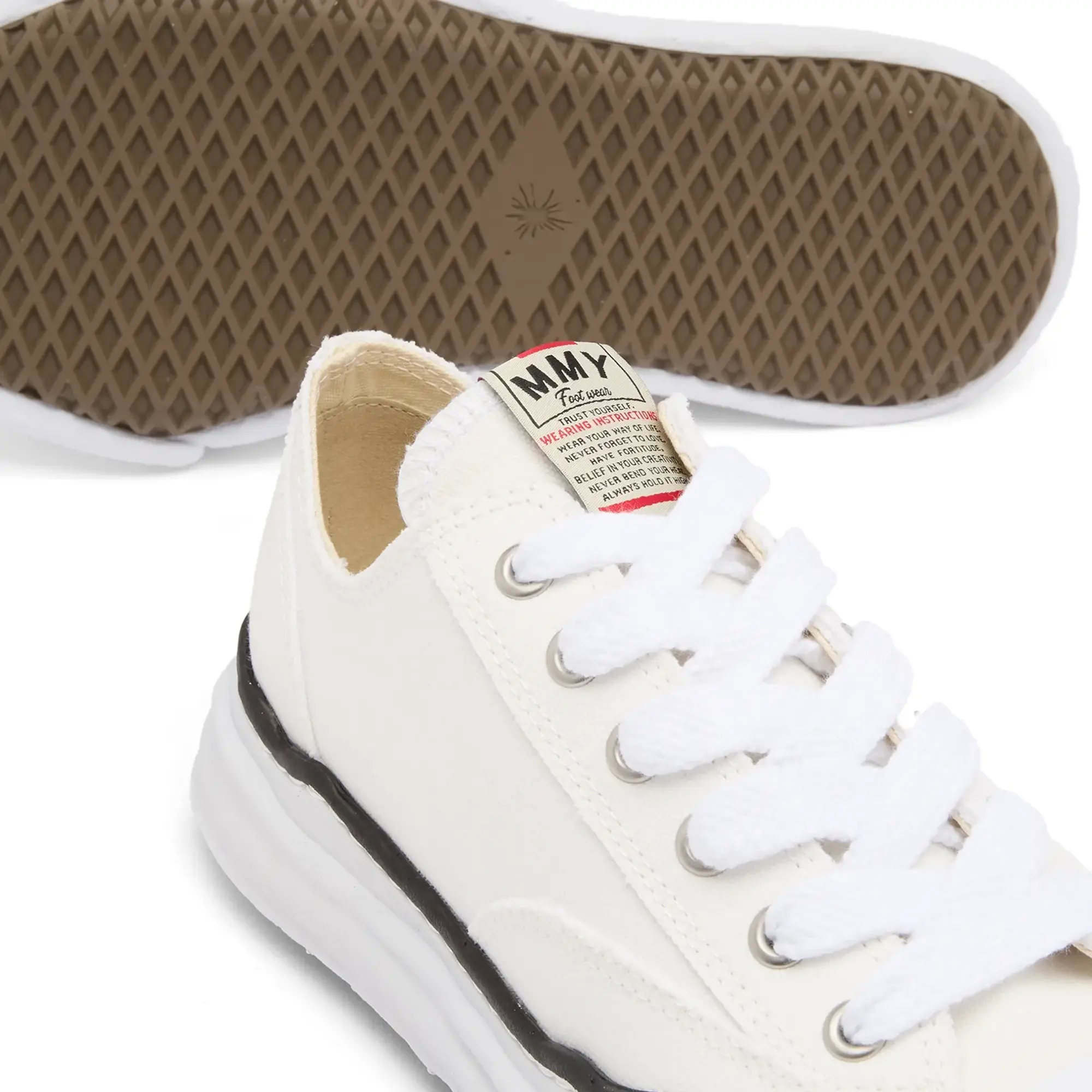 Maison Mihara Yasuhiro Peterson Og Sole Low Sneaker - White