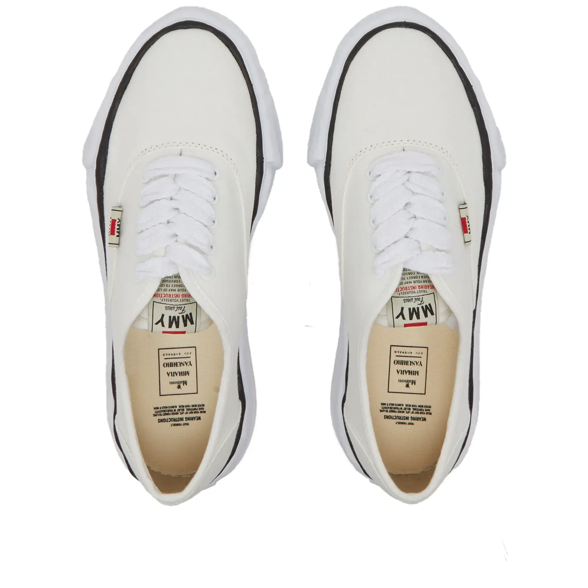 Maison MIHARA YASUHIRO Men's Baker Low Sneaker White