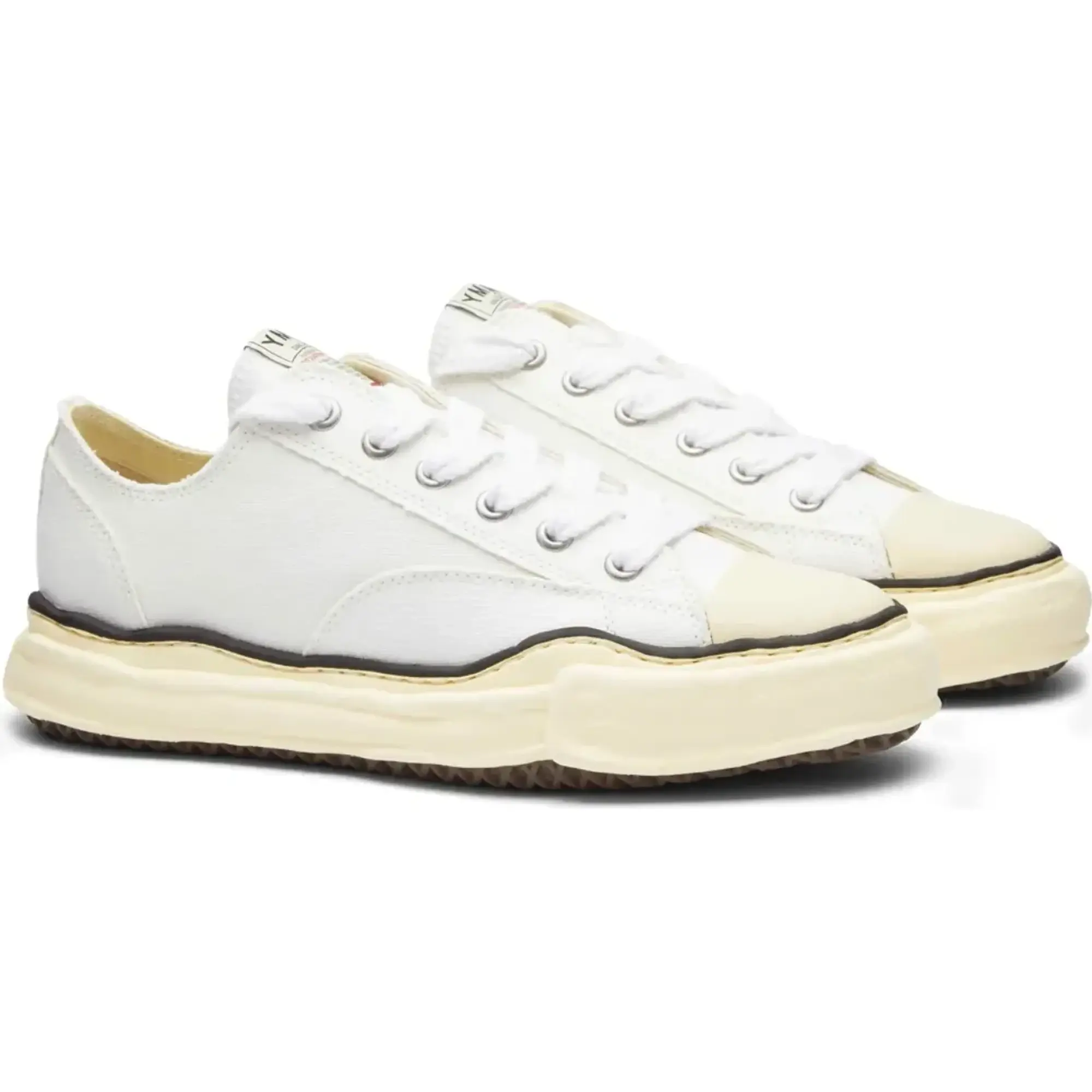 Maison MIHARA YASUHIRO Men's Peterson Original Vintage Low Sneaker White