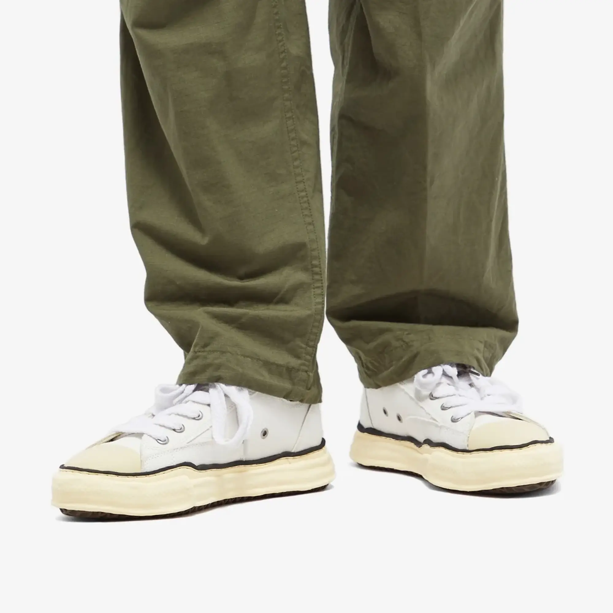 Maison MIHARA YASUHIRO Men's Peterson Original Vintage Low Sneaker White