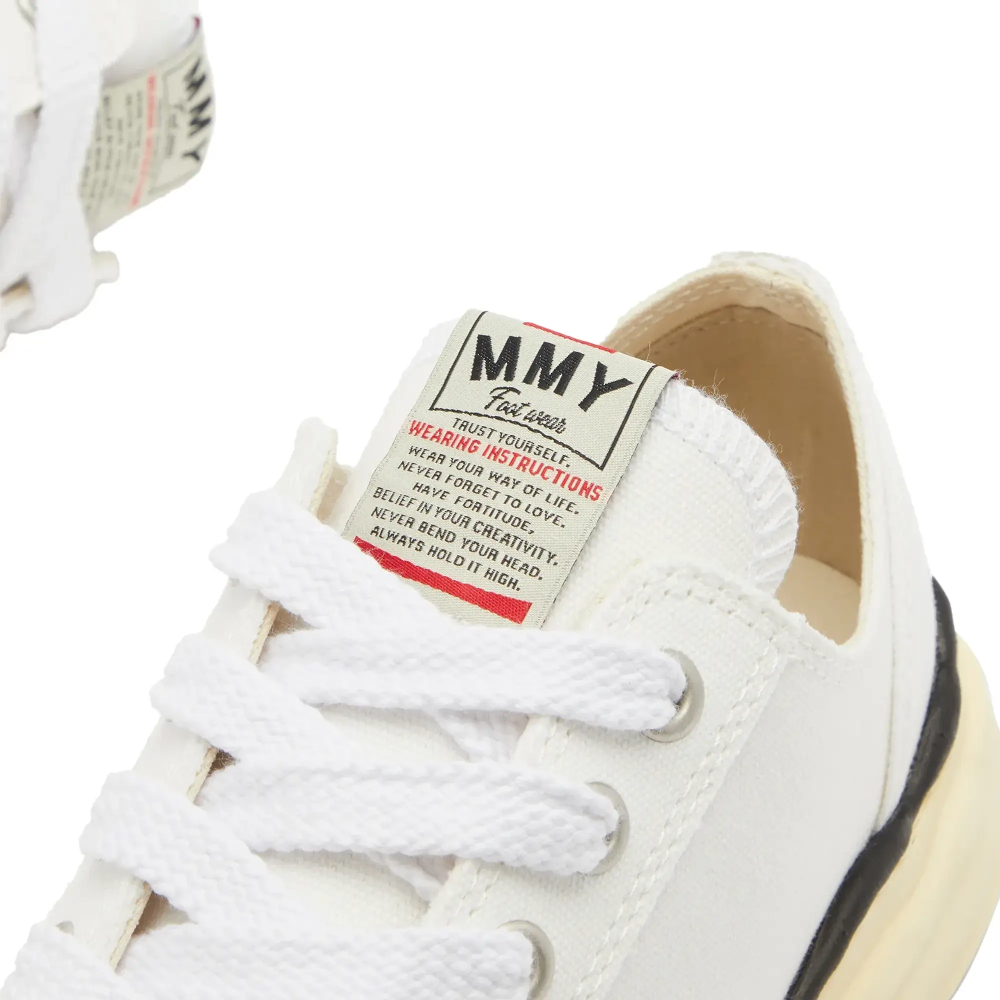 Maison MIHARA YASUHIRO Men's Peterson Original Vintage Low Sneaker White