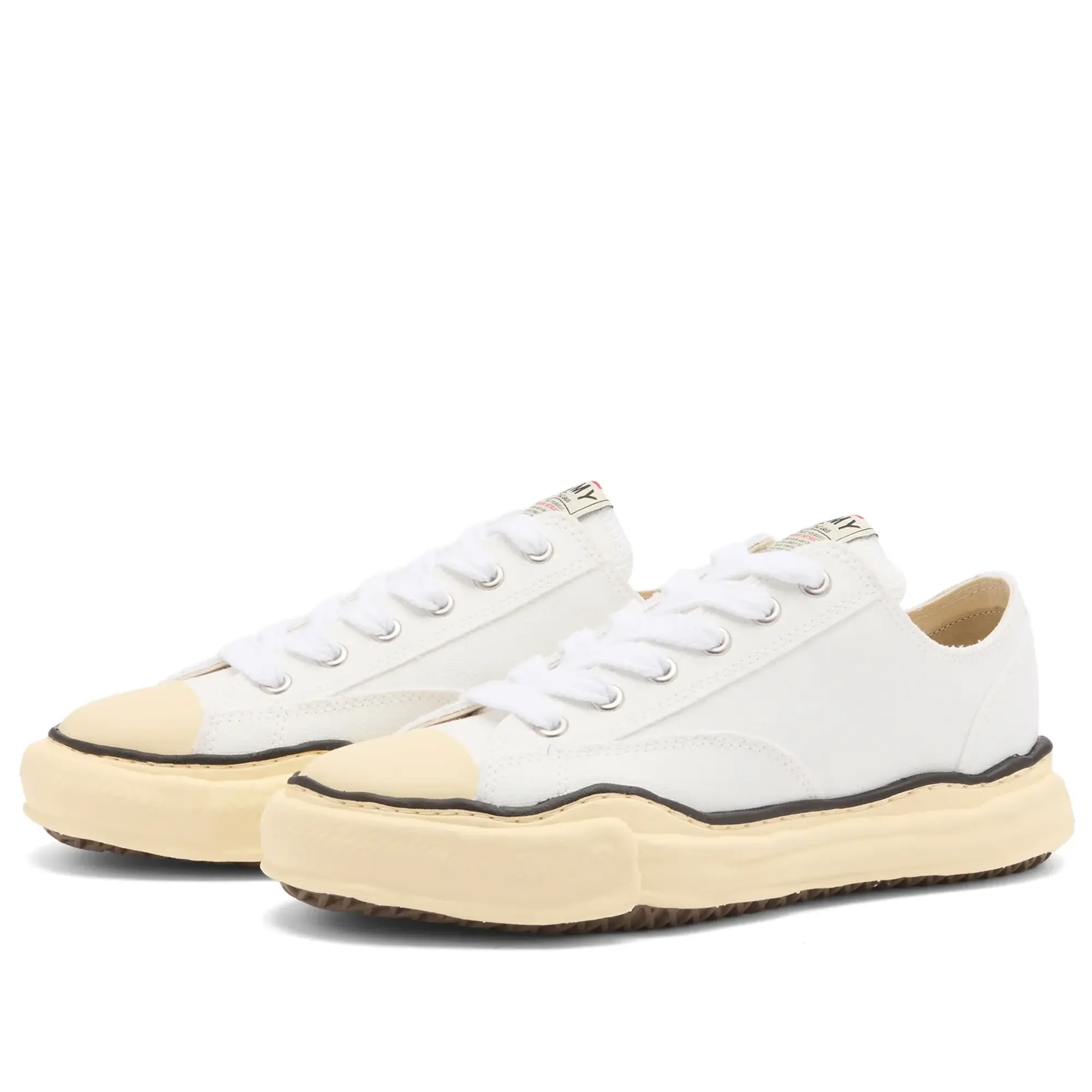 Maison MIHARA YASUHIRO Men's Peterson Original Vintage Low Sneaker White