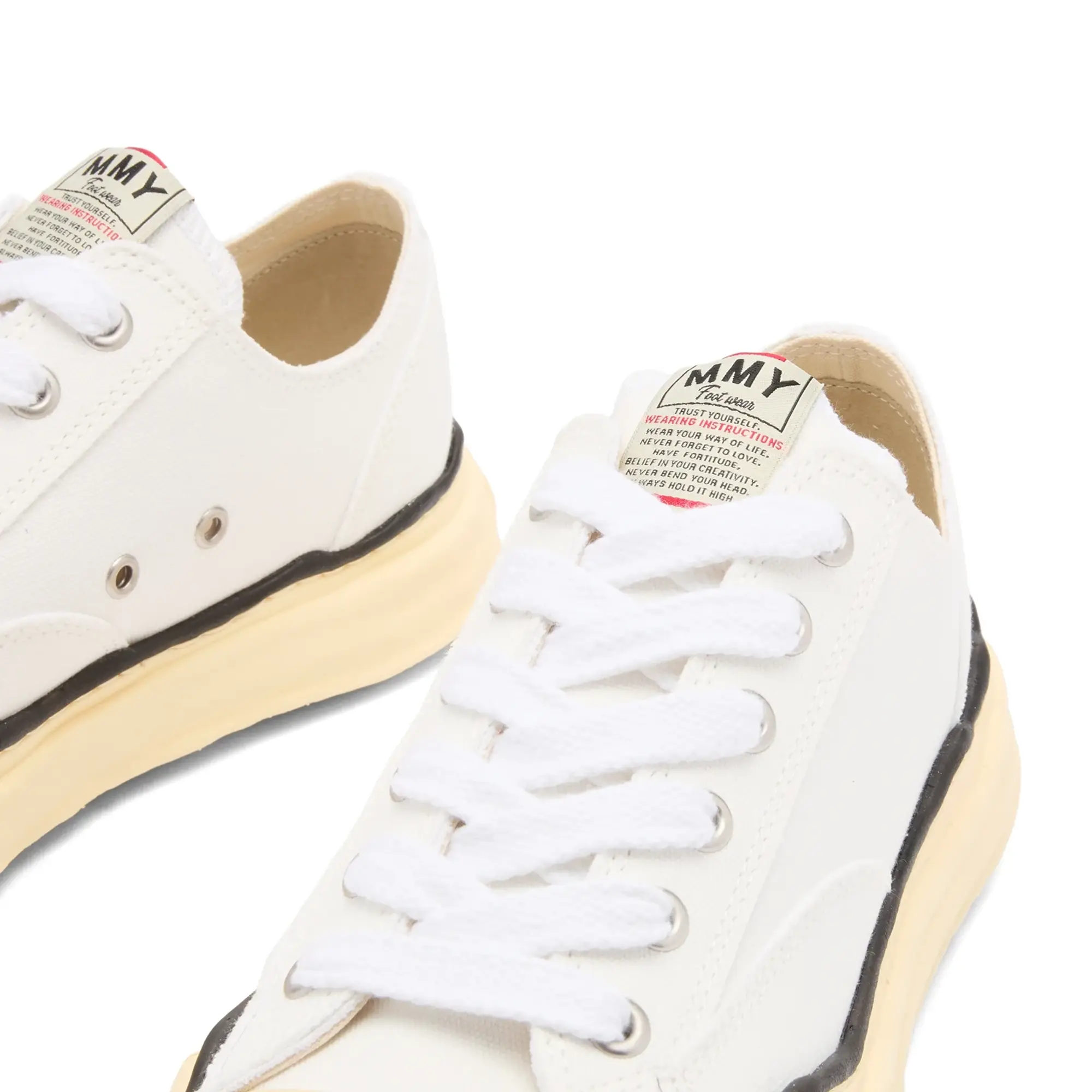 Maison MIHARA YASUHIRO Men's Peterson Original Vintage Low Sneaker White