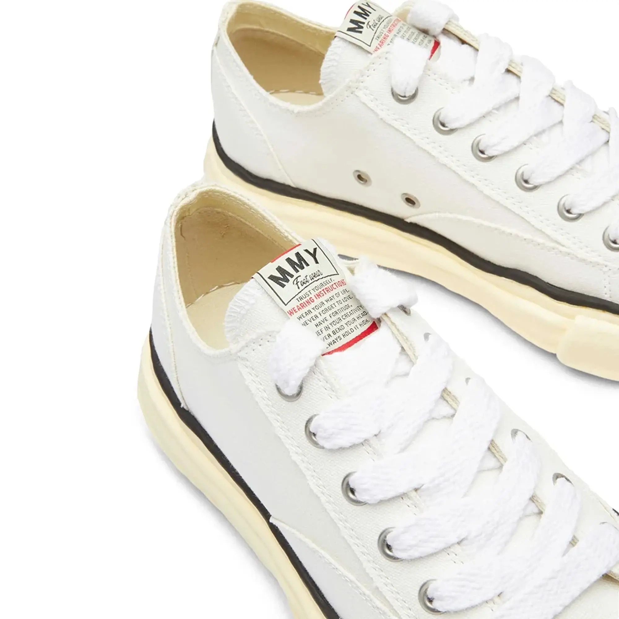 Maison MIHARA YASUHIRO Men's Peterson Original Vintage Low Sneaker White