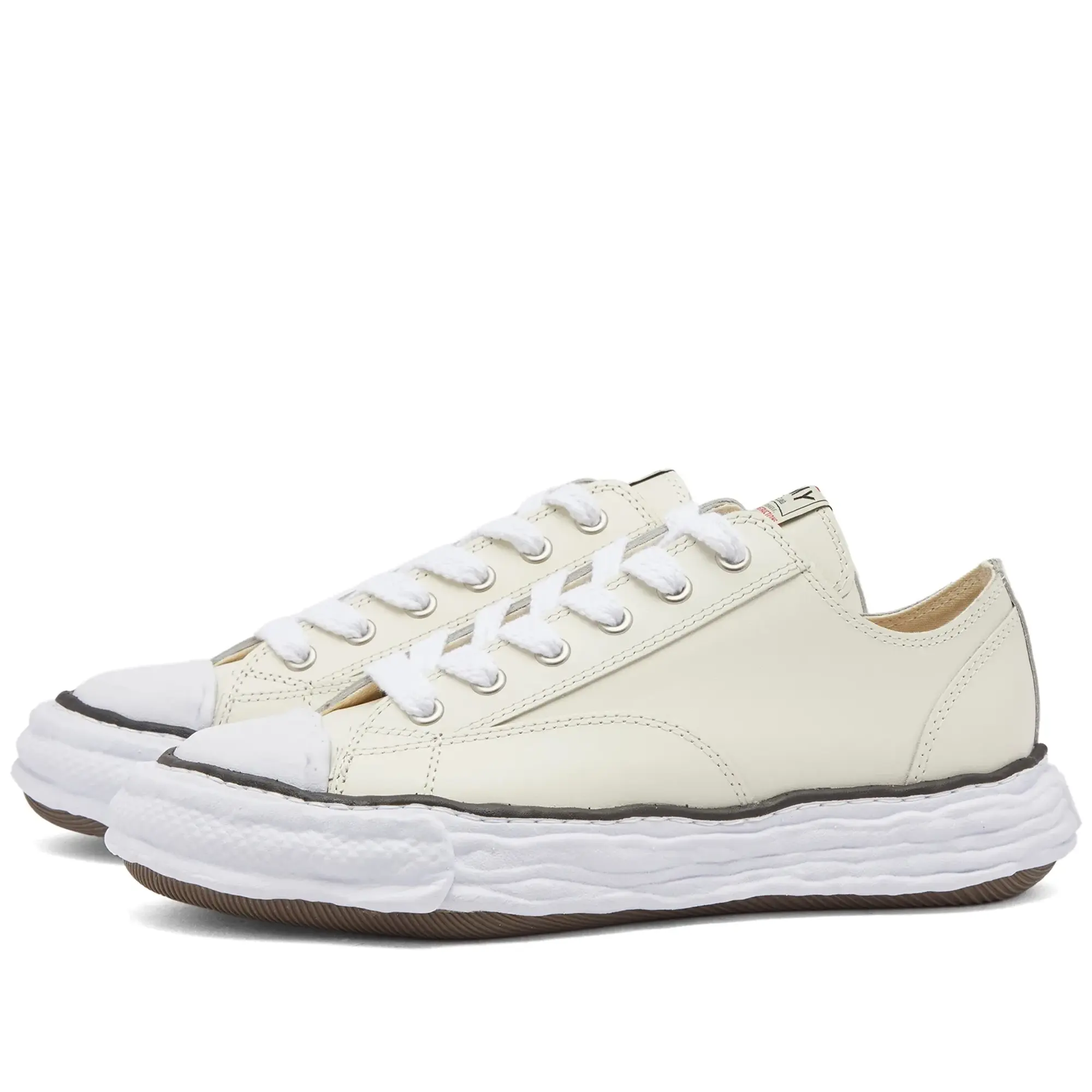 Maison MIHARA YASUHIRO Men's Peterson 23 Low Leather Sneaker White