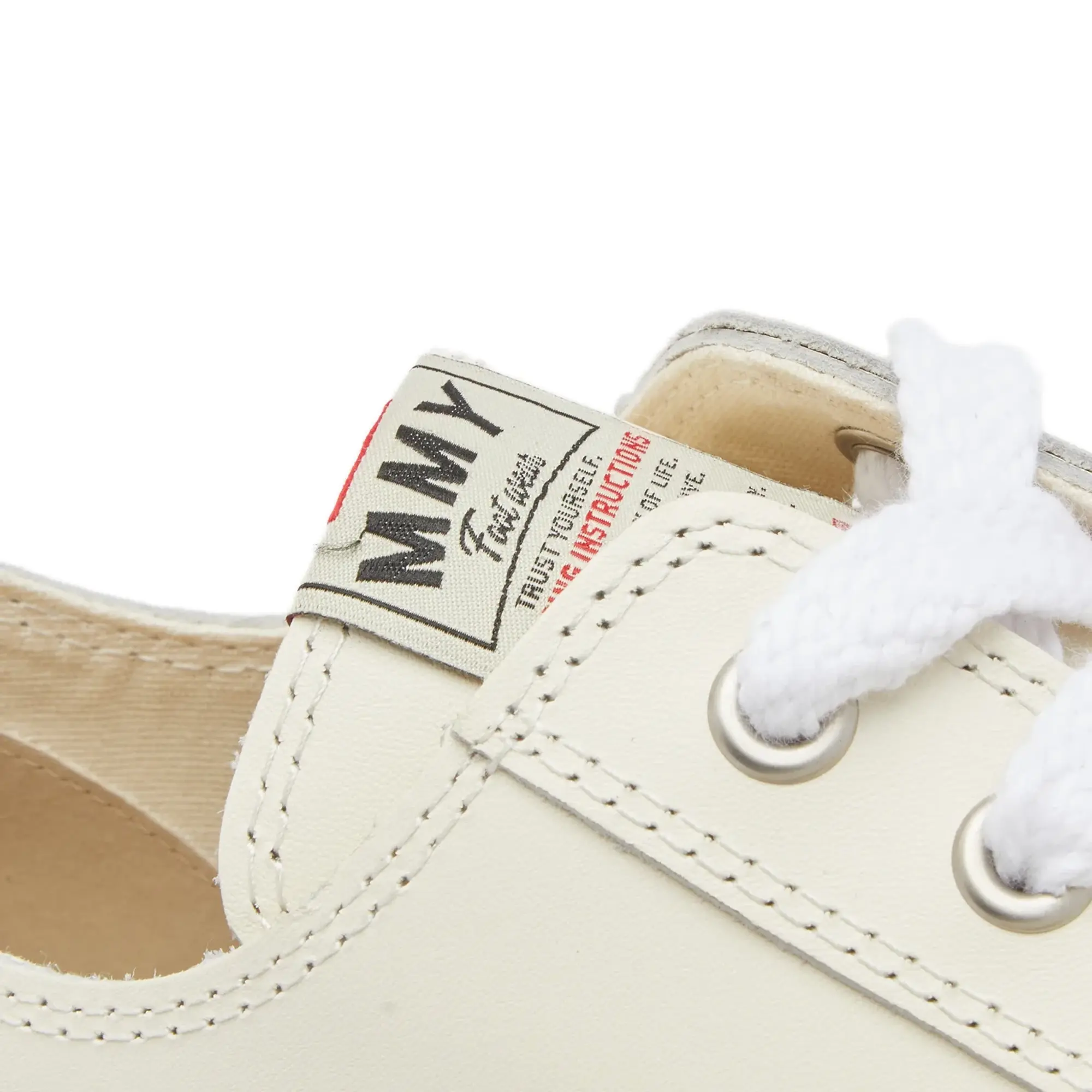 Maison MIHARA YASUHIRO Men's Peterson 23 Low Leather Sneaker White