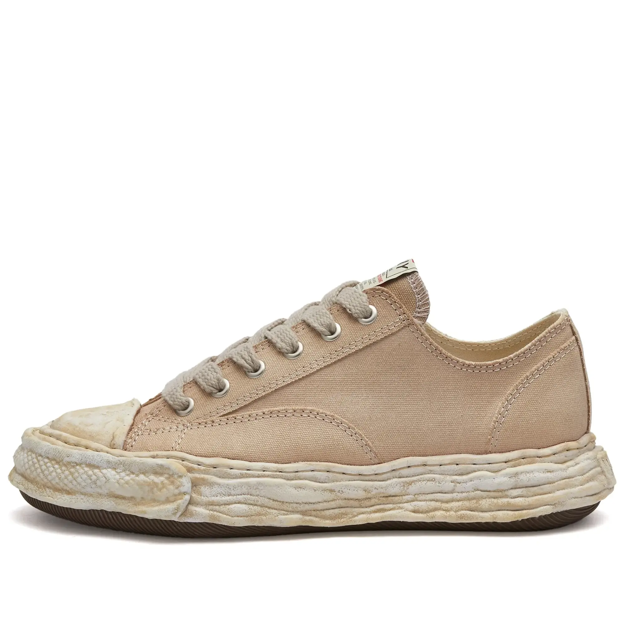 Maison MIHARA YASUHIRO Men's Peterson Original Sole Low Dyed Canva Brown