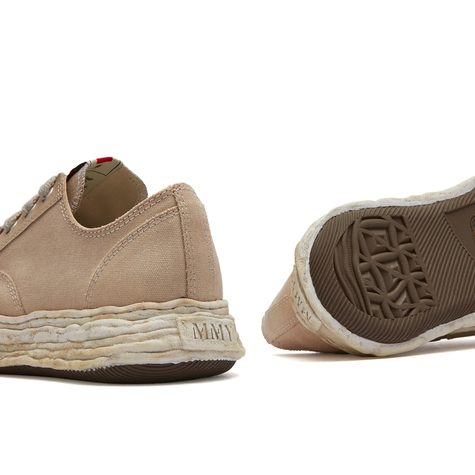 Maison MIHARA YASUHIRO Men's Peterson Original Sole Low Dyed Canva Brown