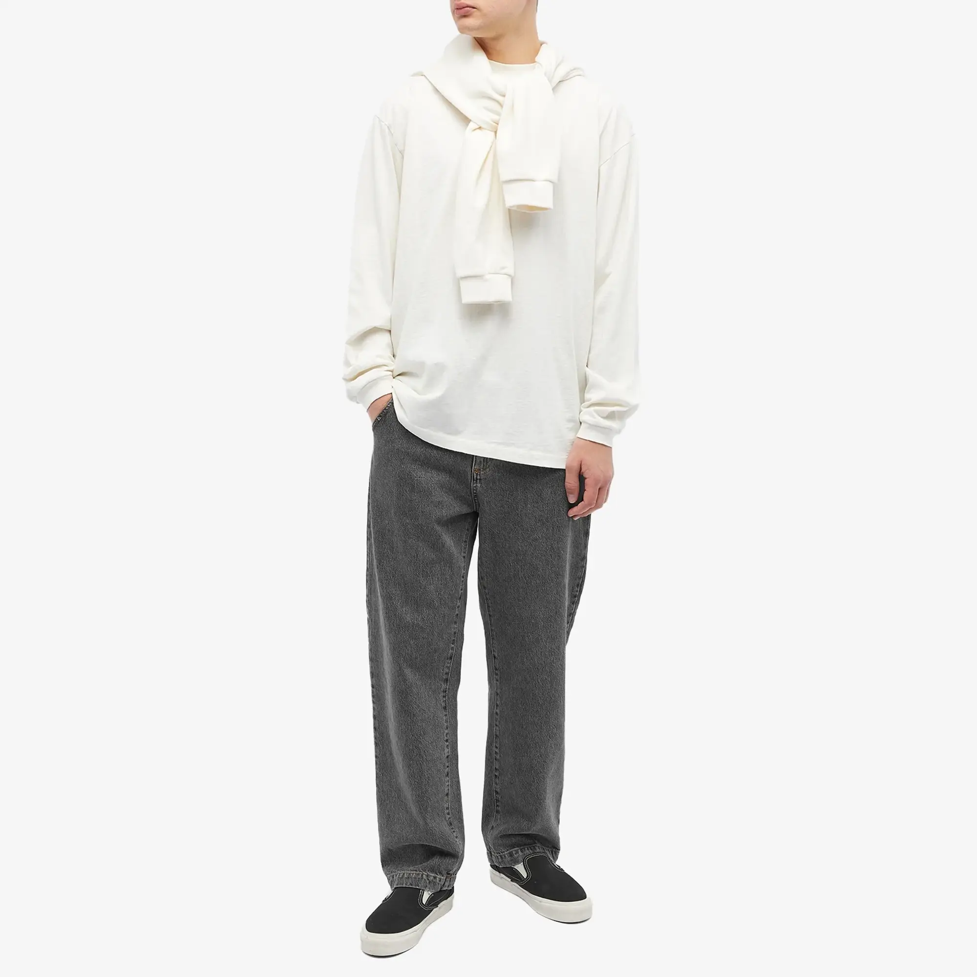 John Elliott Men's Long Sleeve University T-Shirt Salt