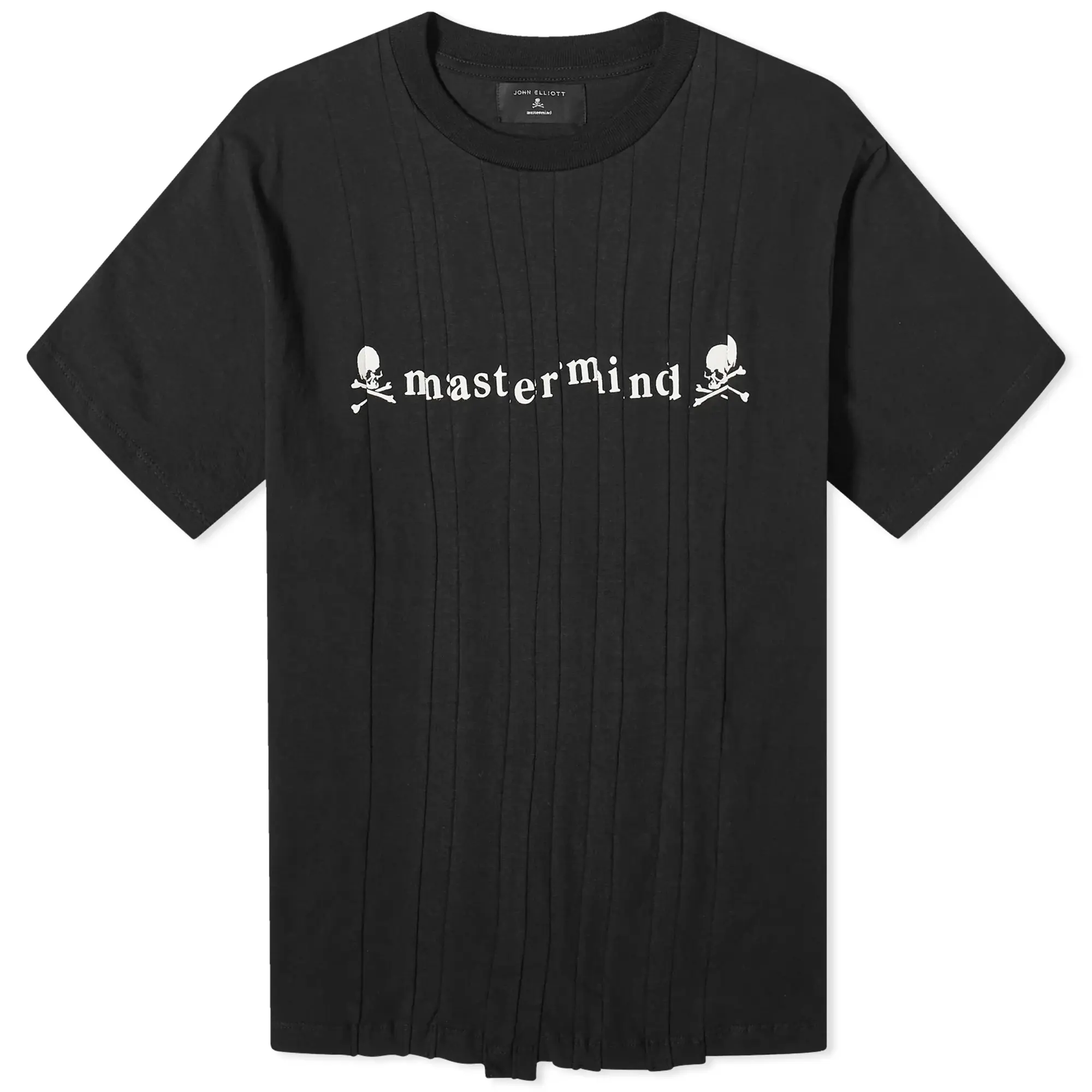 John Elliott Men's x MASTERMIND JAPAN Shredded T-Shirt Black