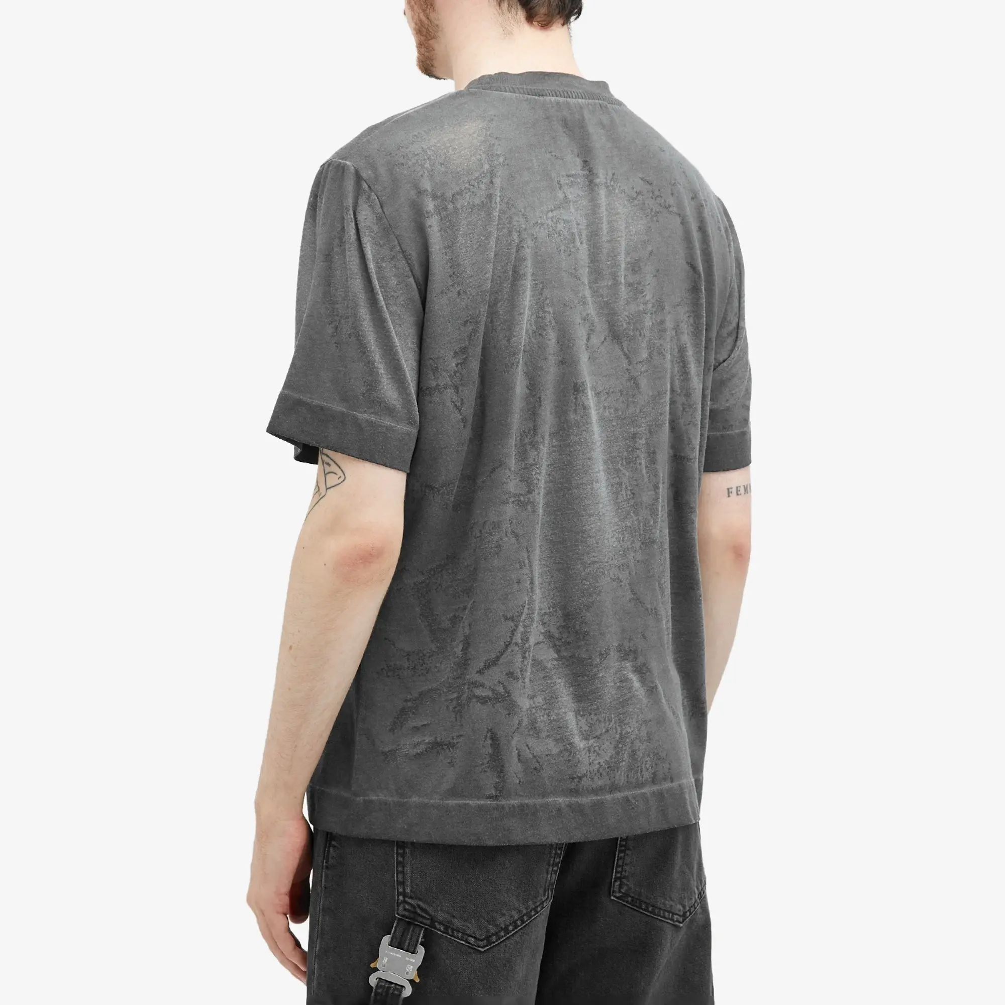 1017 ALYX 9SM Men's Transluscent Graphic T-Shirt Black