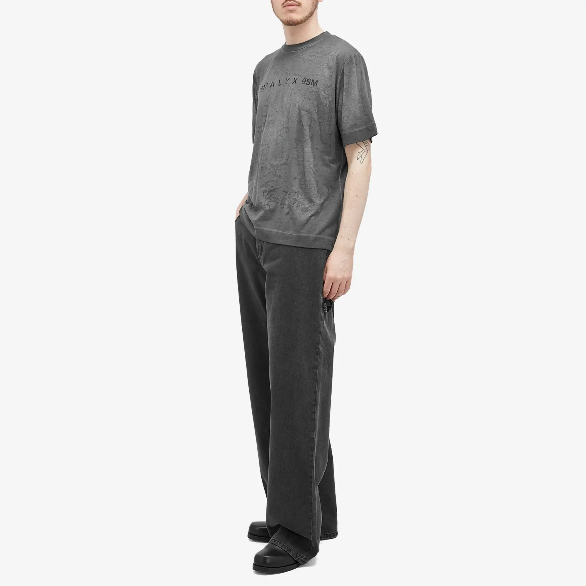 1017 ALYX 9SM Men's Transluscent Graphic T-Shirt Black