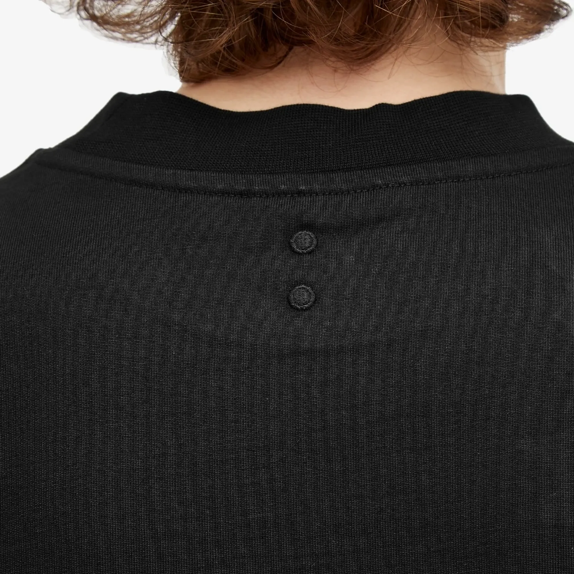 about:blank Men's Block T-Shirt Black/Ecru