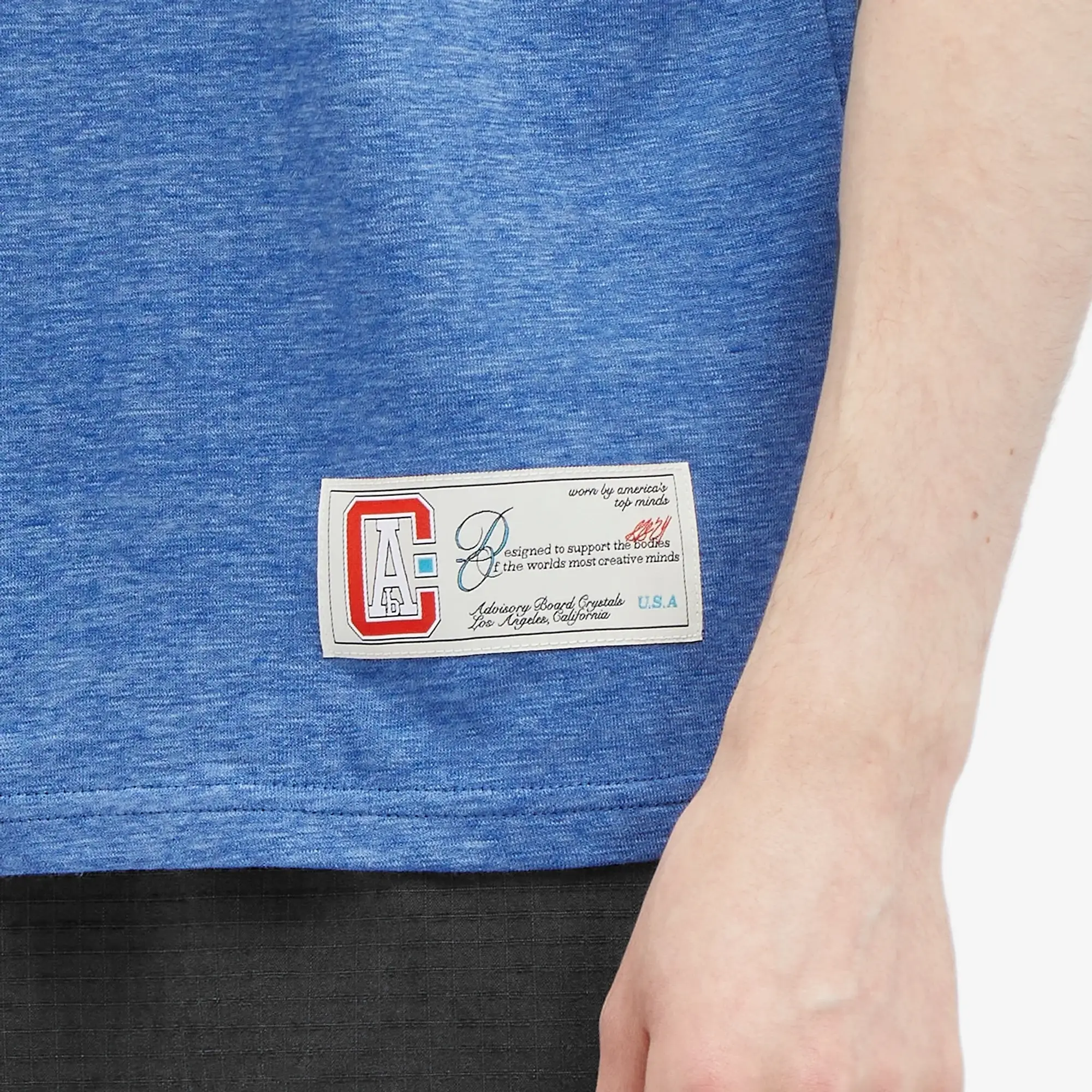 Advisory Board Crystals Men's Japanese Slub Knit T-Shirt Blue