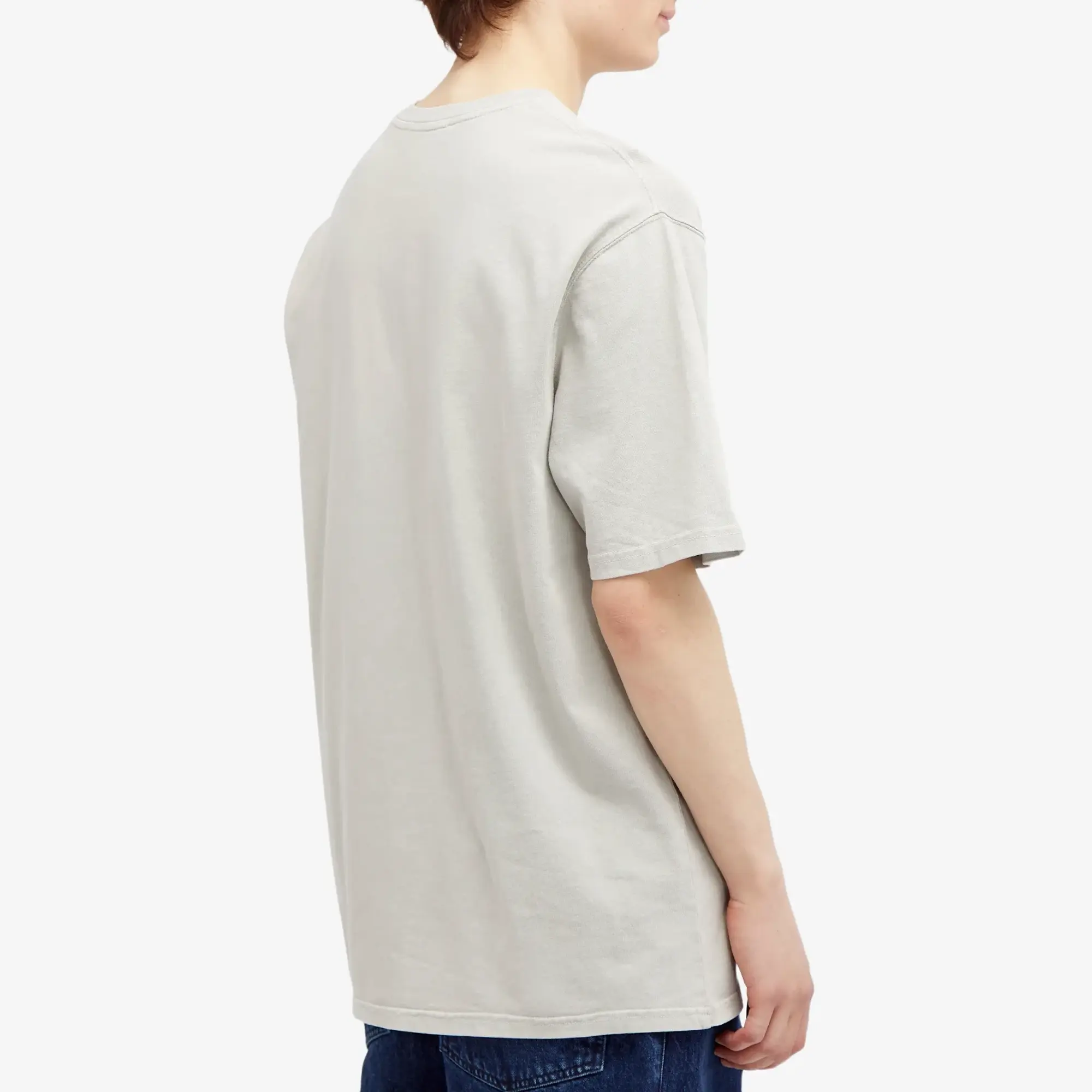 A-COLD-WALL* Men's Overdye Logo T-Shirt Cement