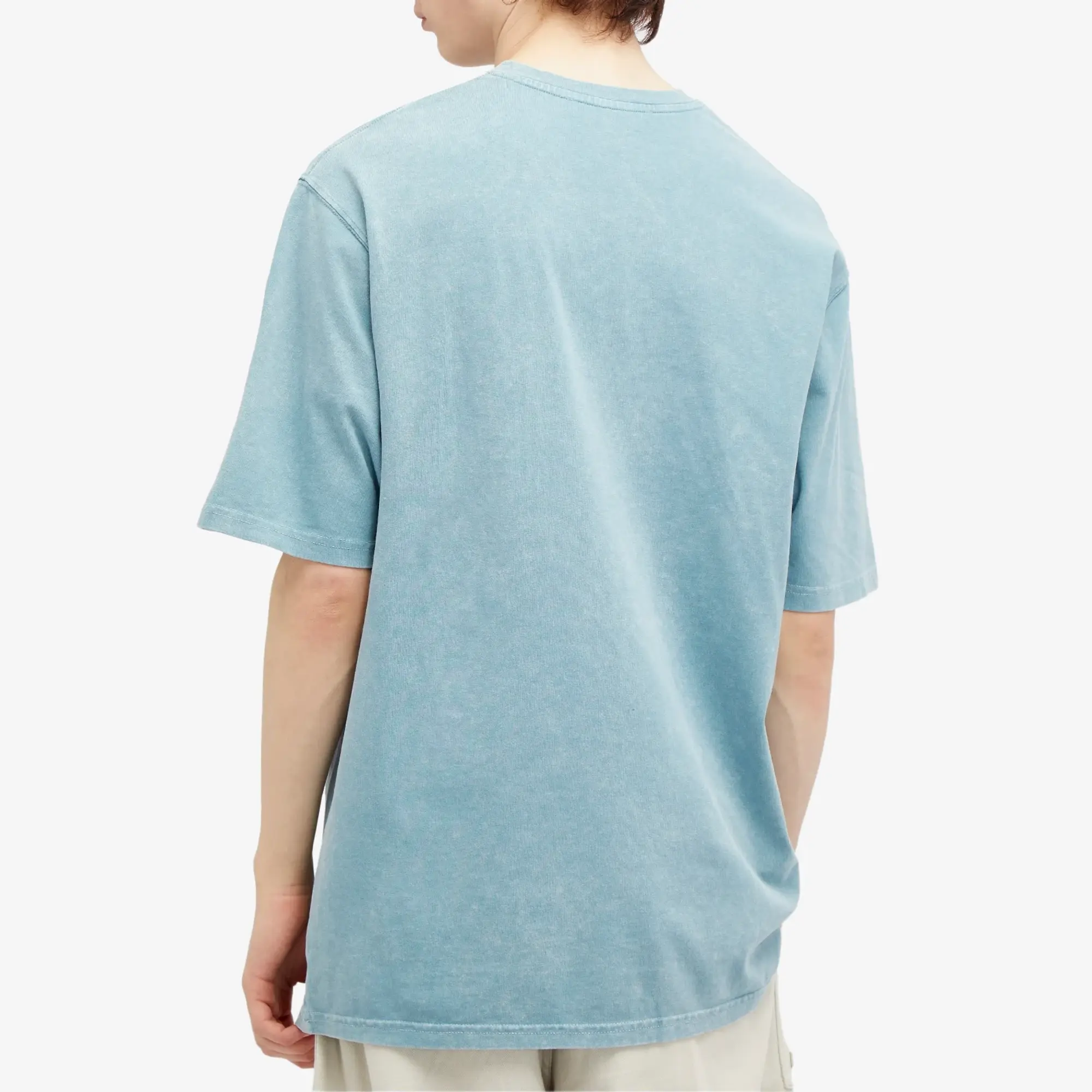 A-COLD-WALL* Men's Overdye Logo T-Shirt Faded Teal