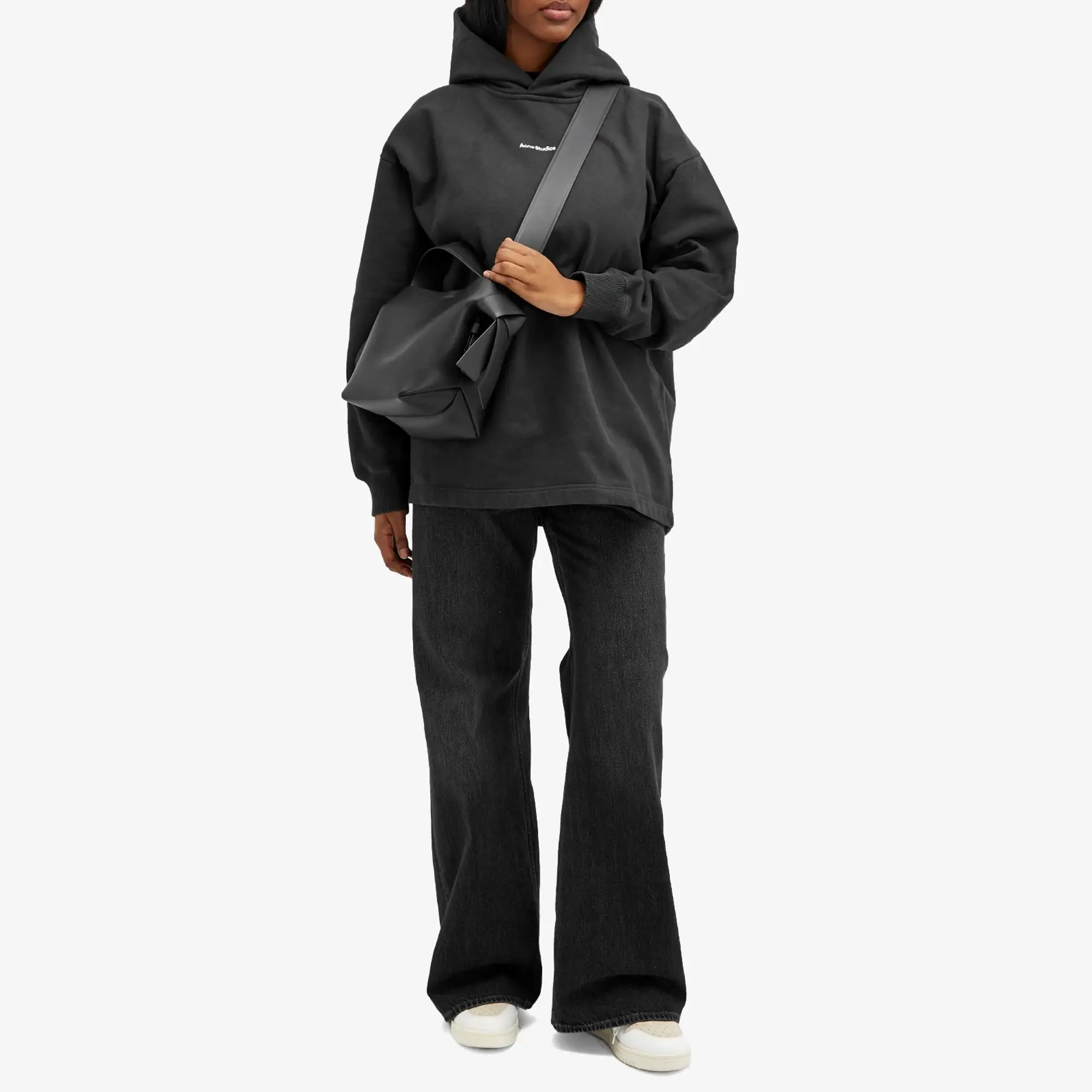 Acne Studios Women's Logo Hoodie Black