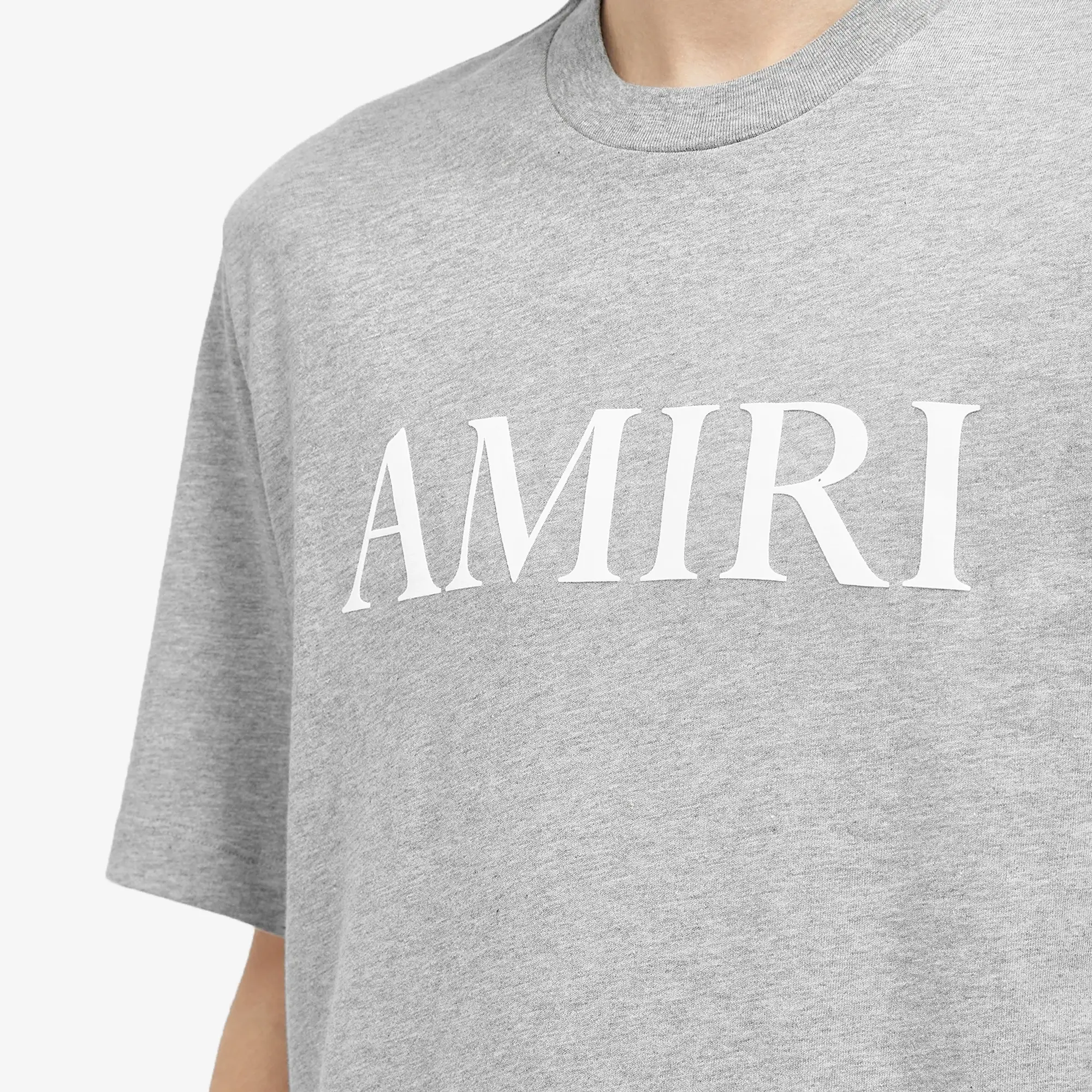 AMIRI Men's Core Logo T-Shirt Grey