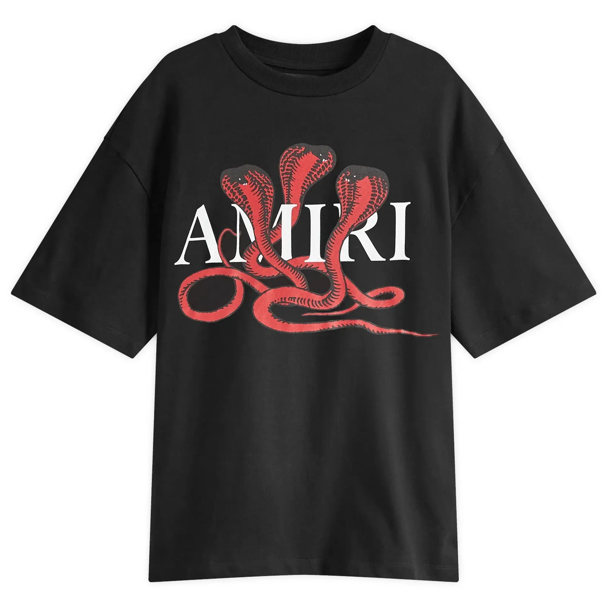 AMIRI Men's CNY Snake T-Shirt Black/Red