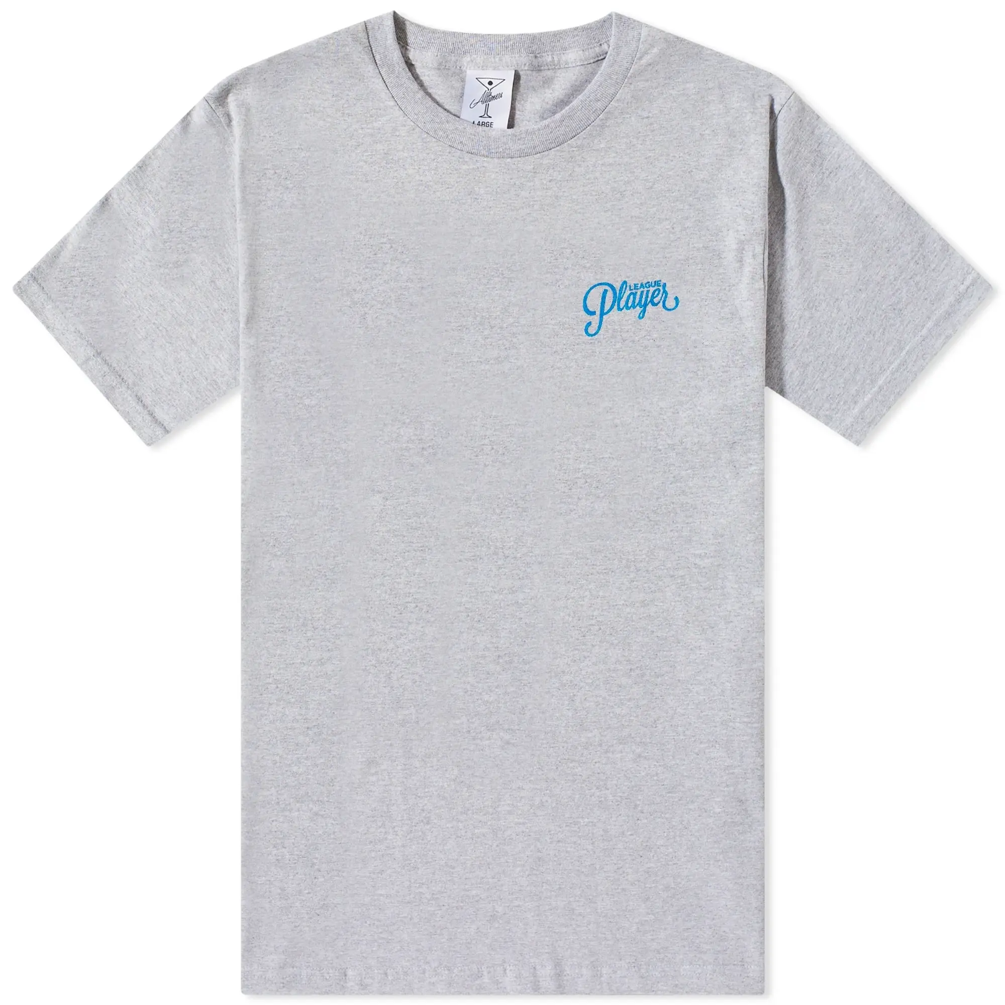 Alltimers Men's Techno Camo League Player T-Shirt Heather Grey