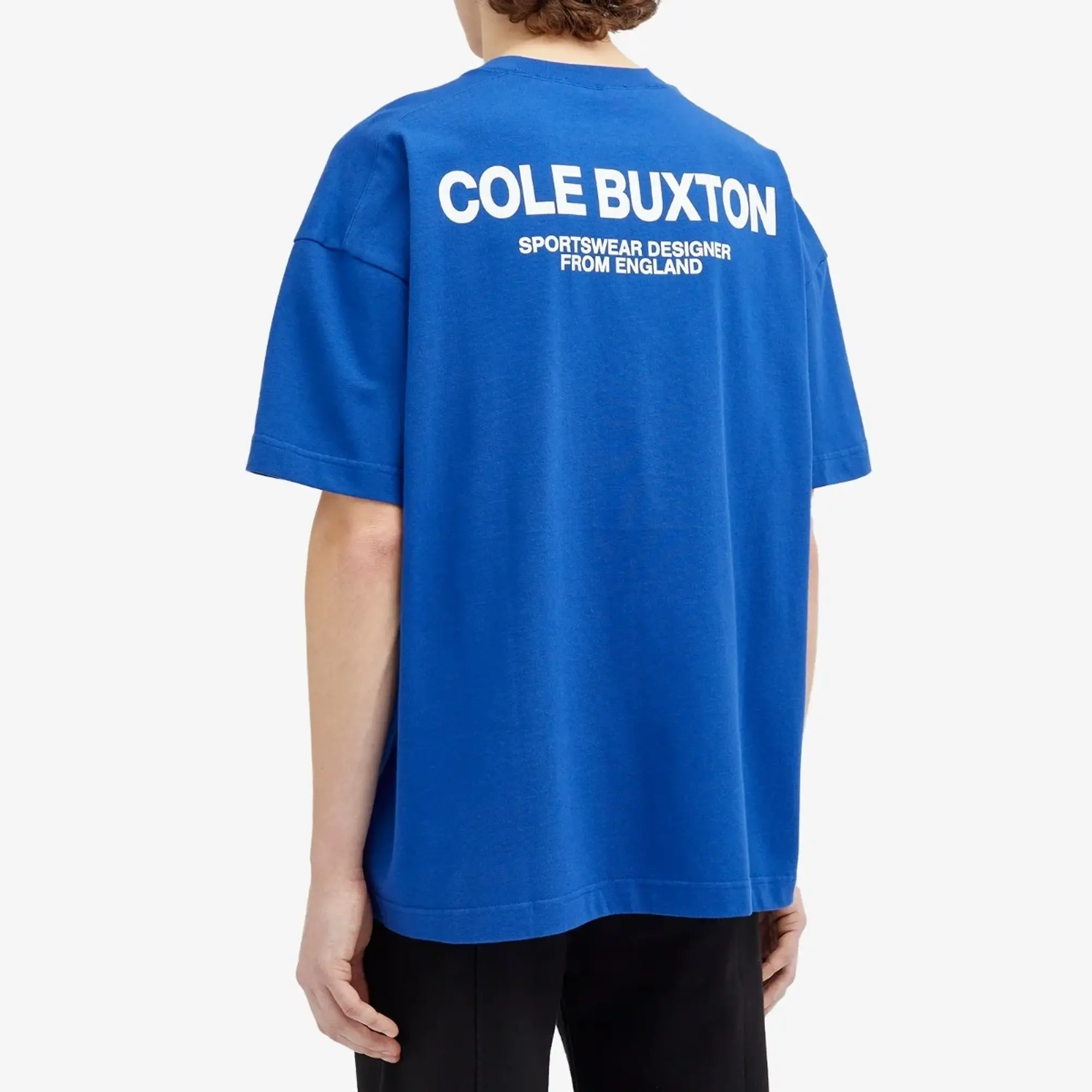 Cole Buxton Men's Sportswear T-Shirt Cobalt Blue