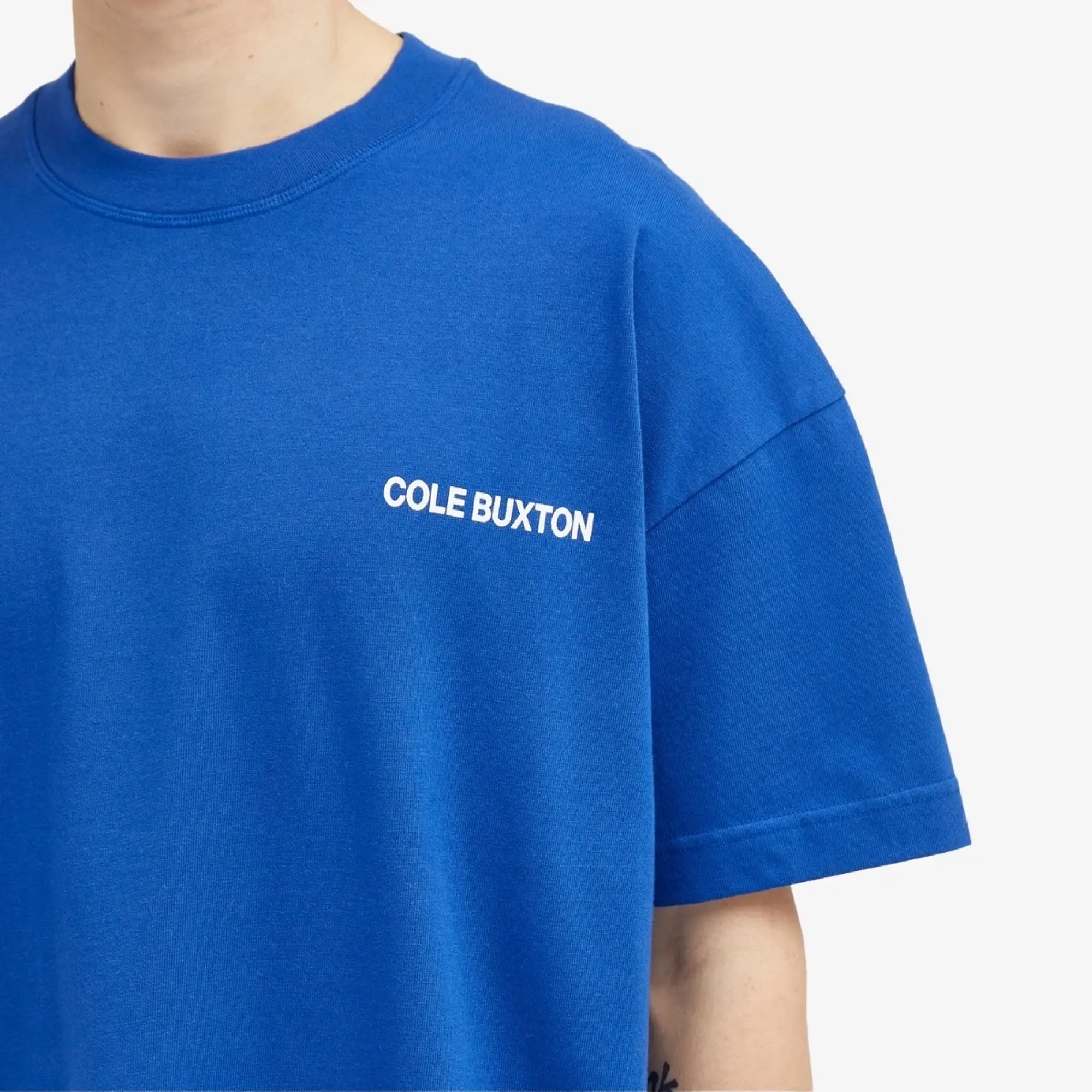 Cole Buxton Men's Sportswear T-Shirt Cobalt Blue