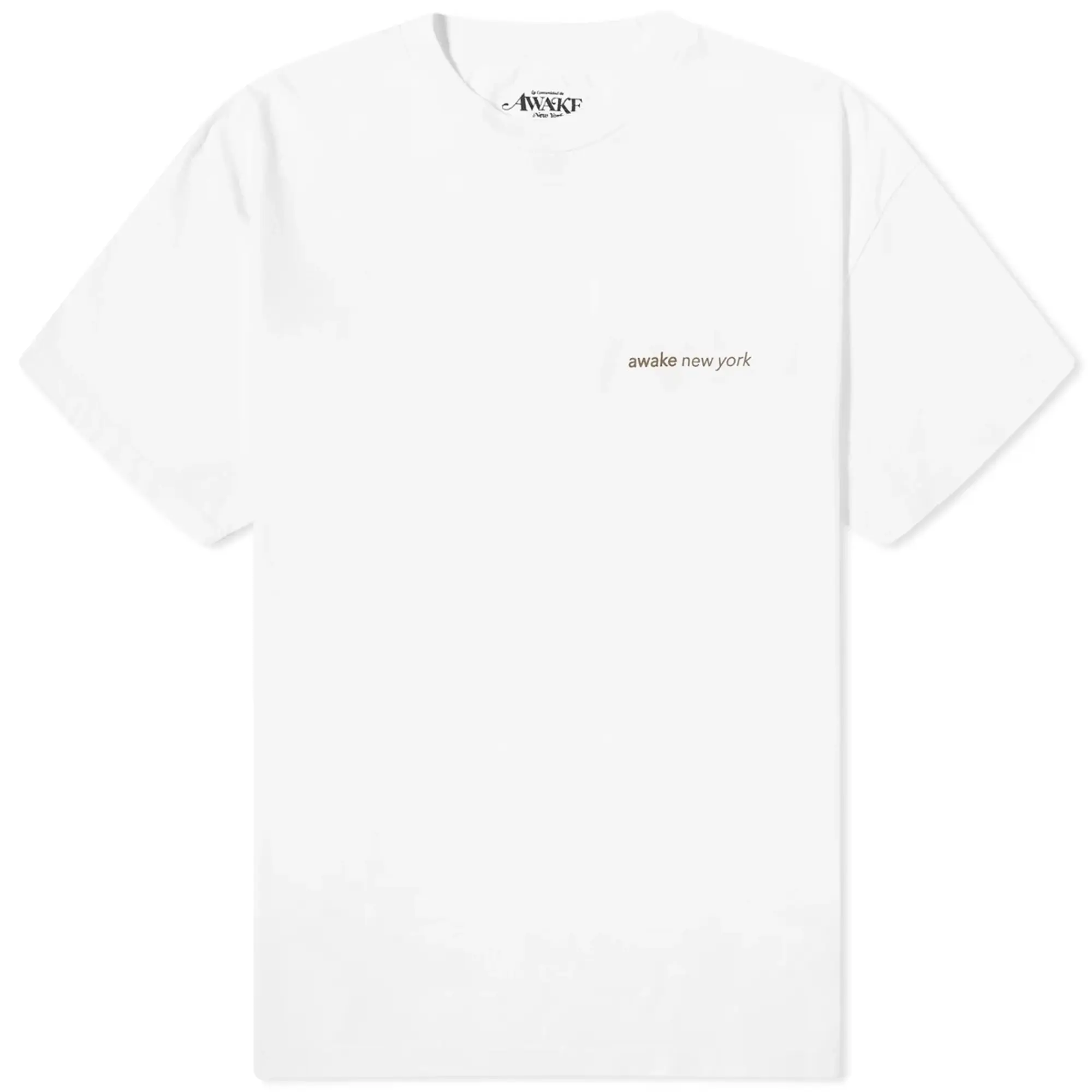 Awake NY Awake City Tee Men Shortsleeves White