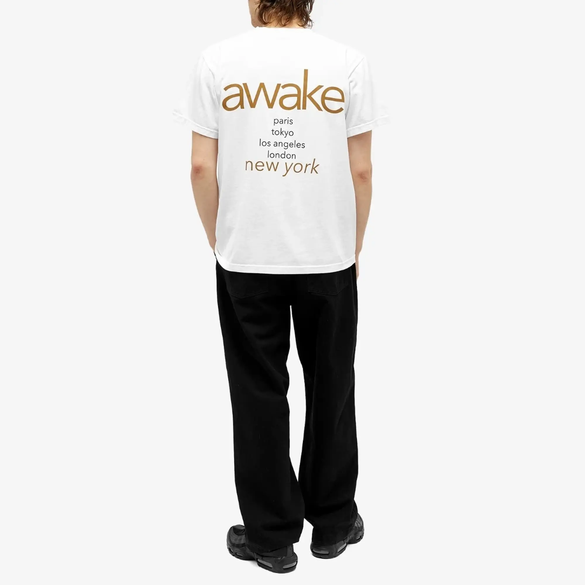 Awake NY Awake City Tee Men Shortsleeves White