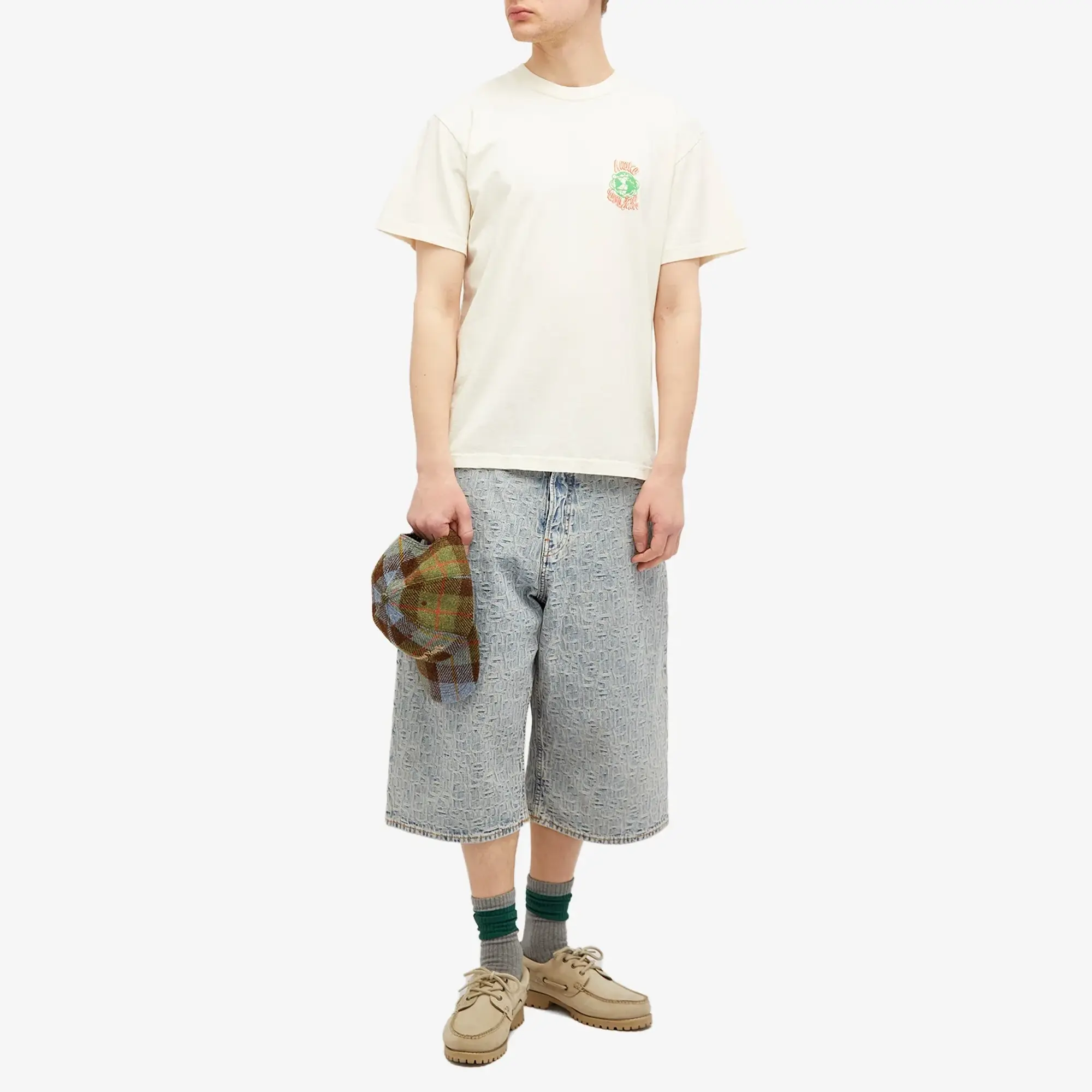 Awake NY Awake Crawford T Shirt Men Shortsleeves White
