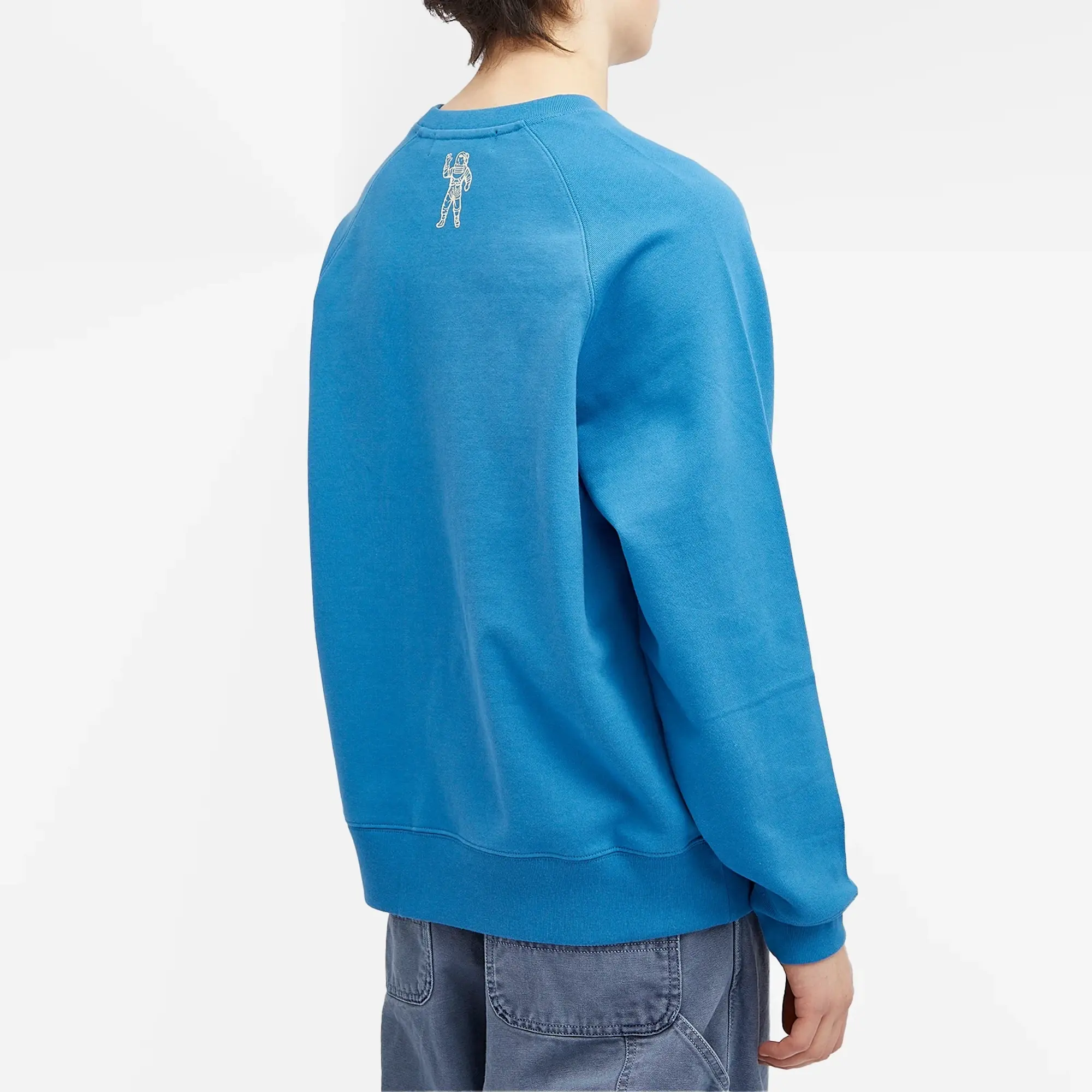 Billionaire Boys Club Men's Duck Camo Arch Logo Crew Sweat Blue