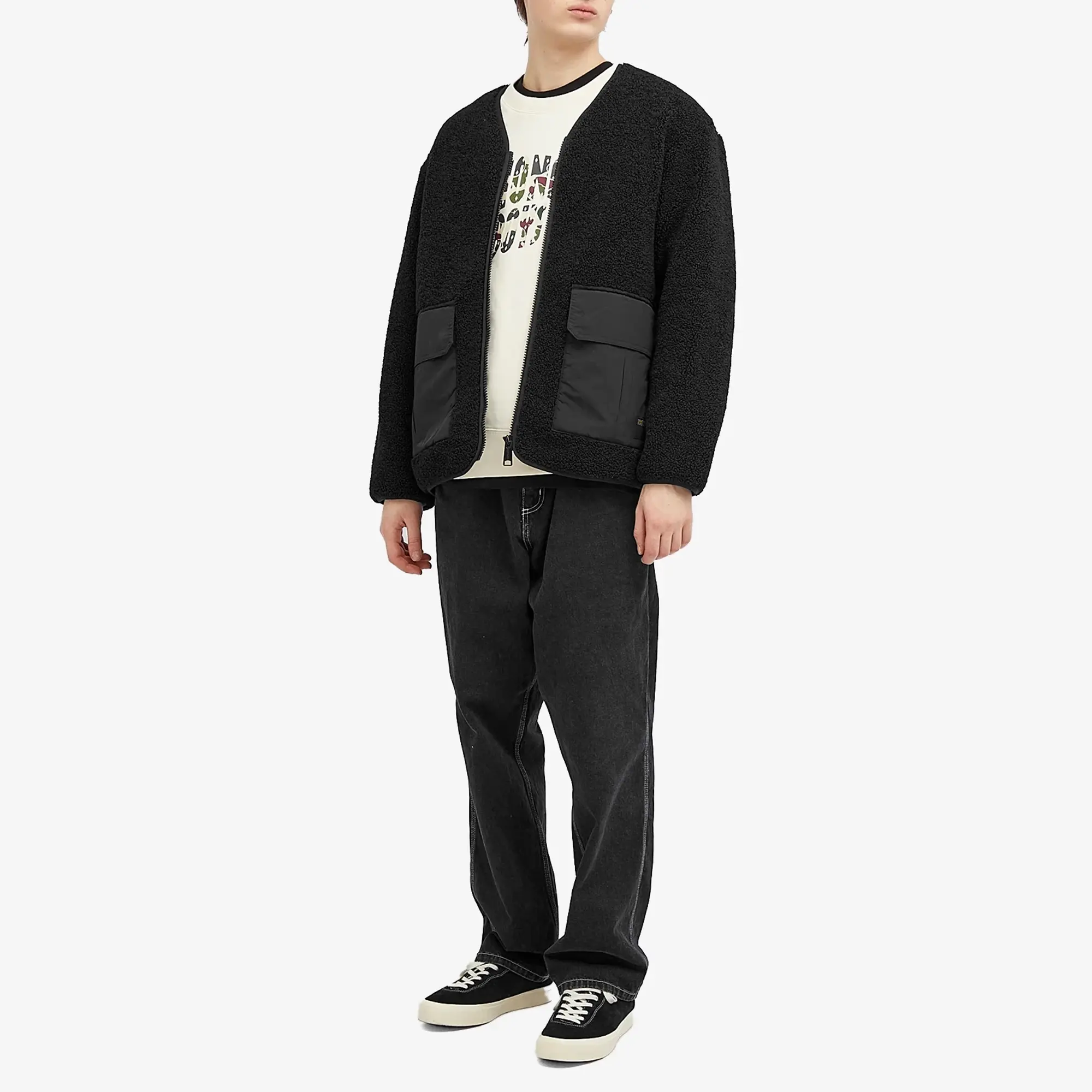 Billionaire Boys Club Men's Duck Camo Arch Logo Crew Sweat Cream