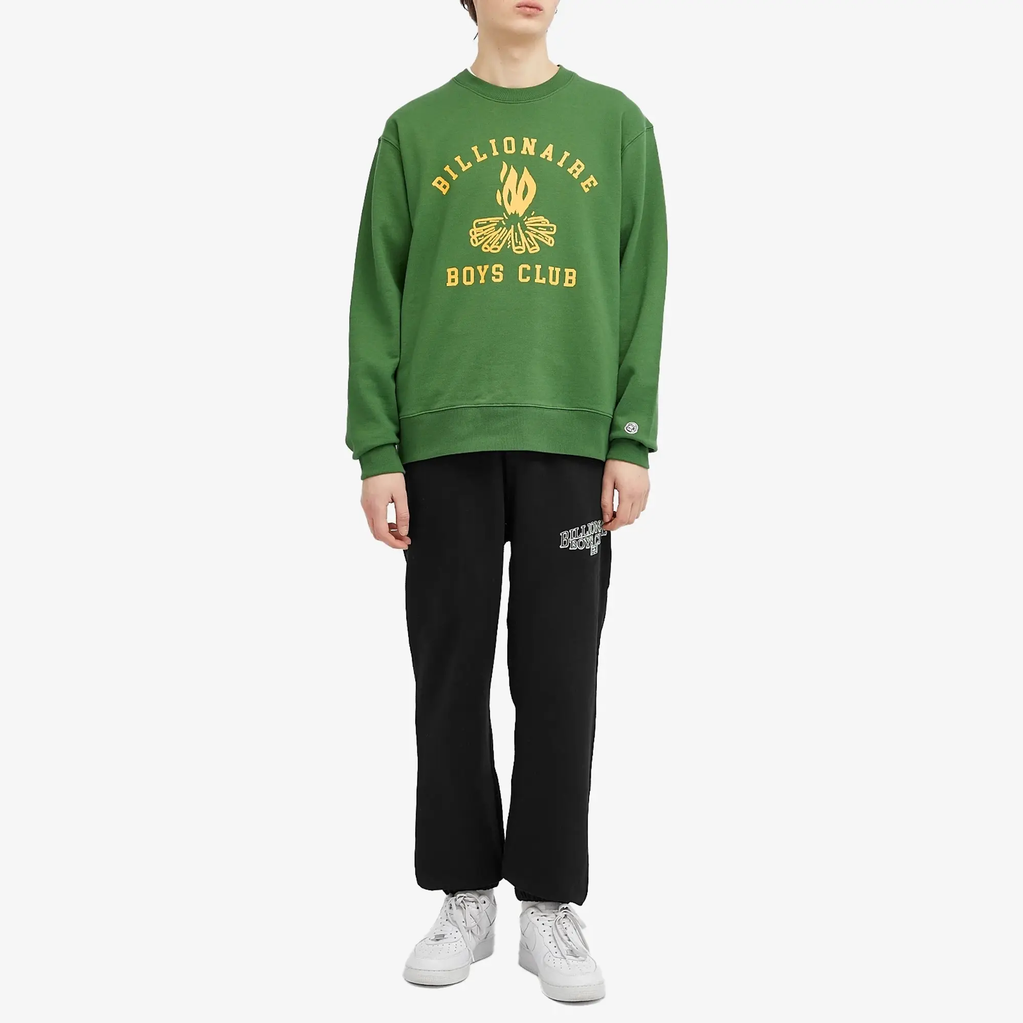 Billionaire Boys Club Men's Campfire Crew Sweat Green