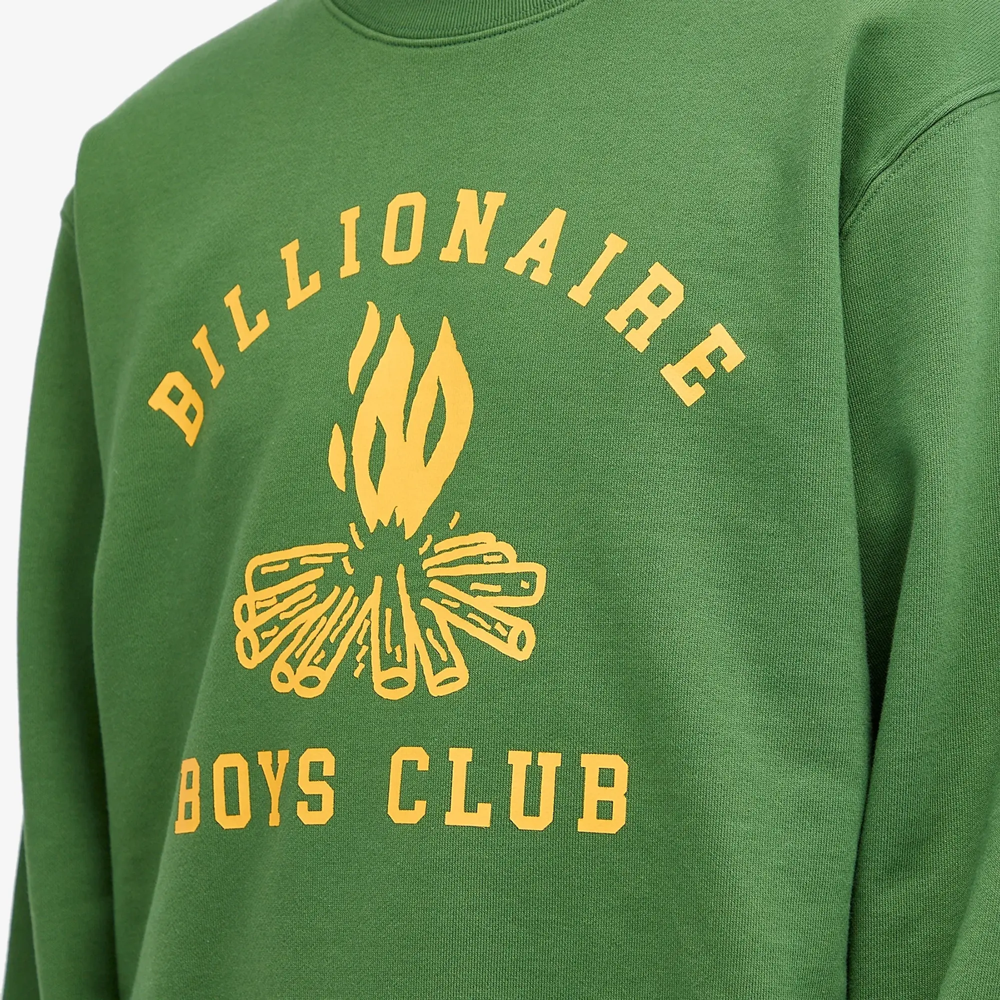 Billionaire Boys Club Men's Campfire Crew Sweat Green