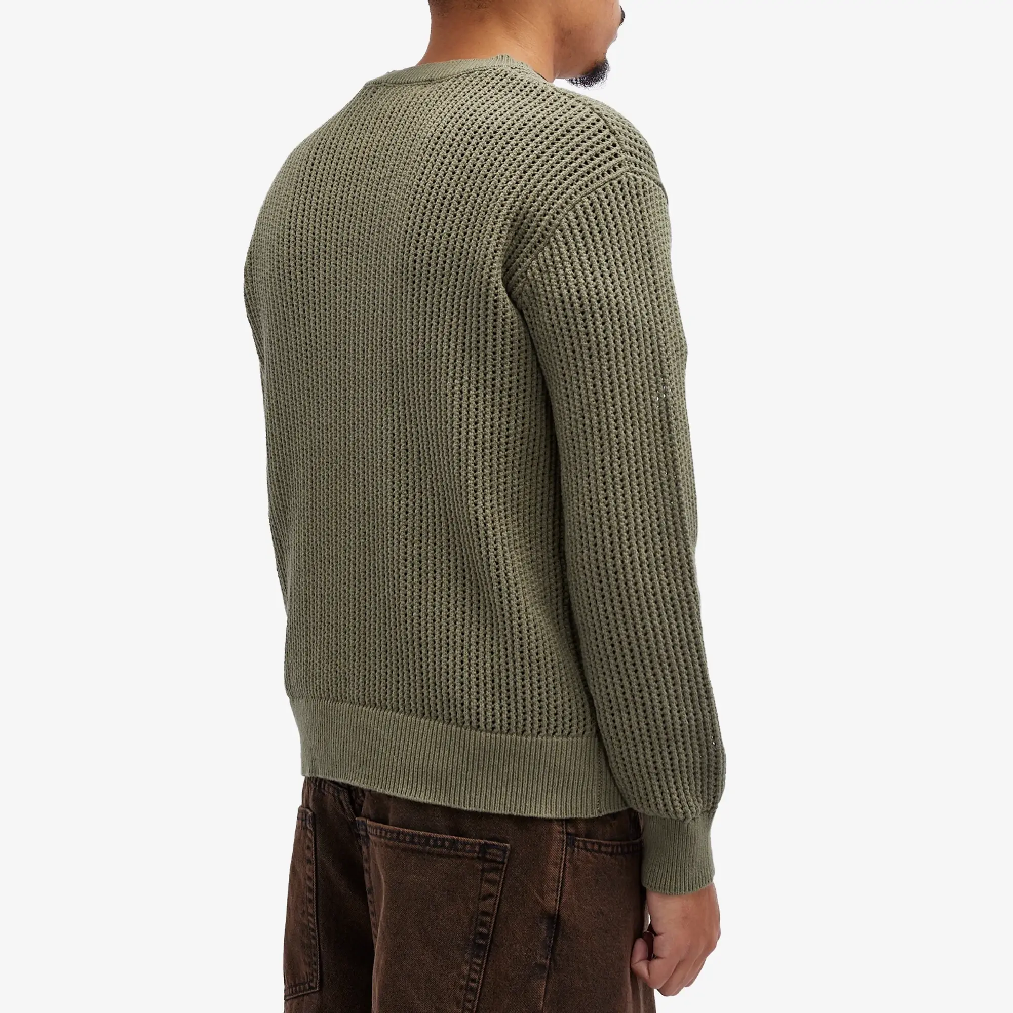 Billionaire Boys Club Men's Heart & Mind Stencil Logo Knit Khaki