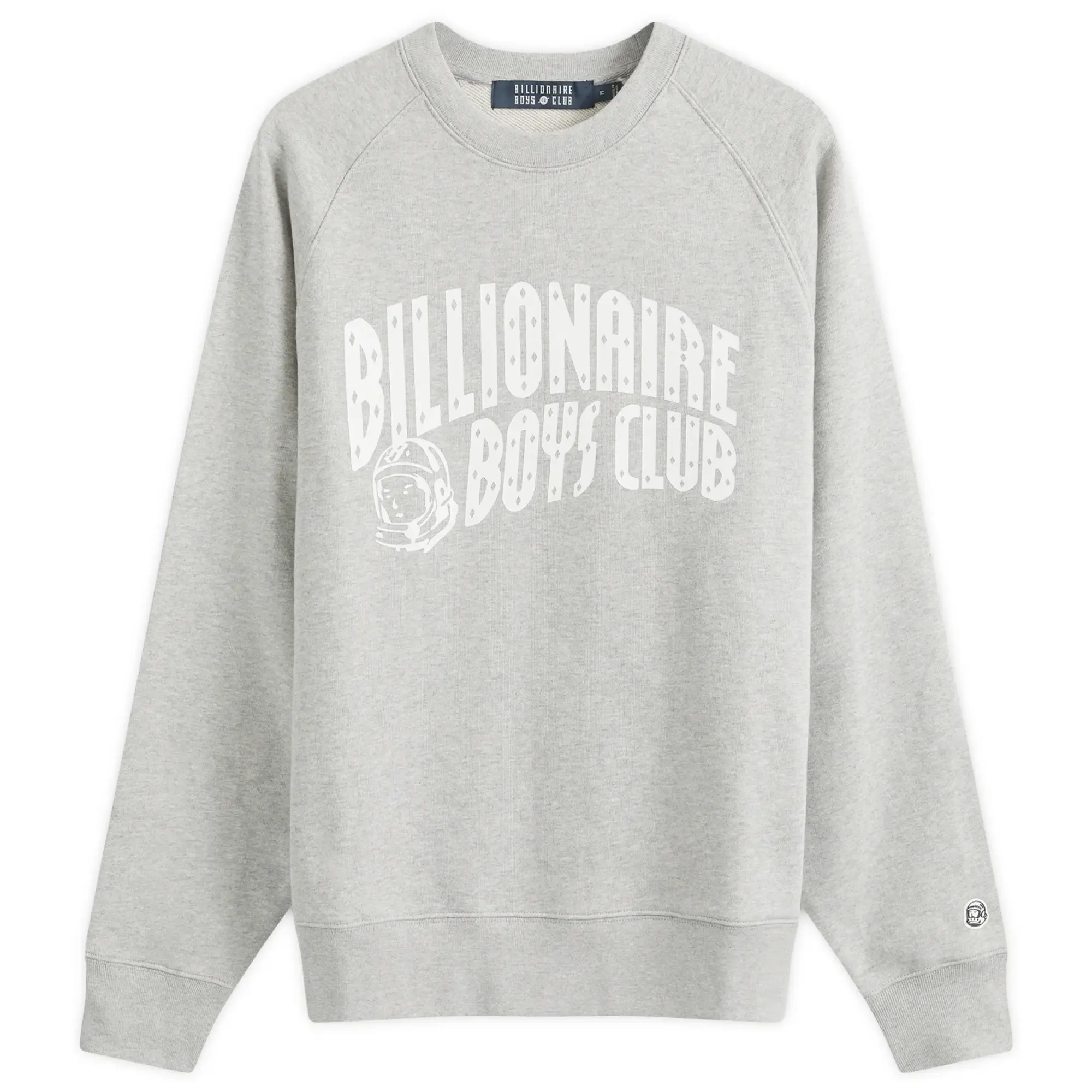 Billionaire Boys Club Men's Arch Logo Crewneck Sweatshirt Heather Grey