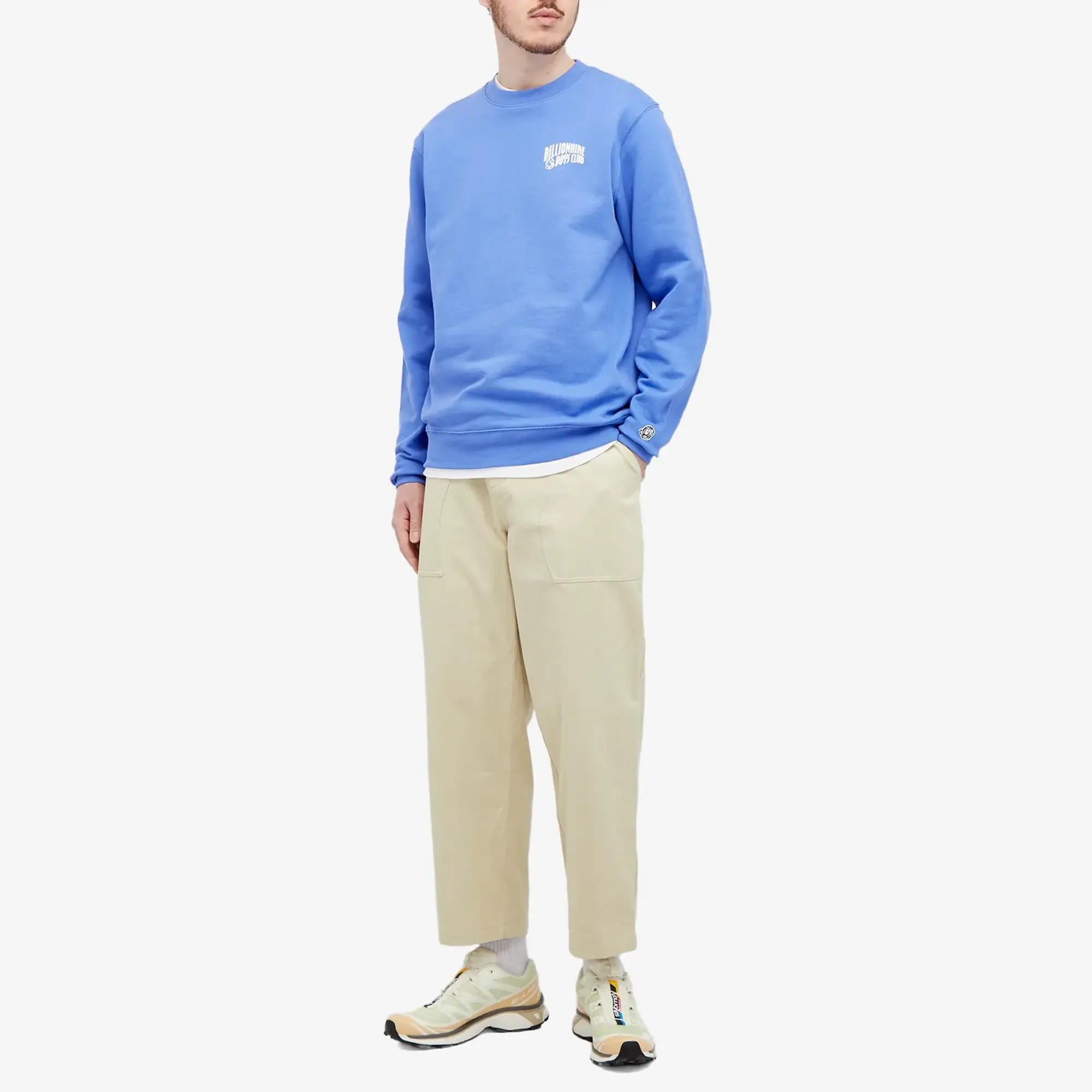 Billionaire Boys Club Small Arch Logo Crew Sweatshirt, Blue