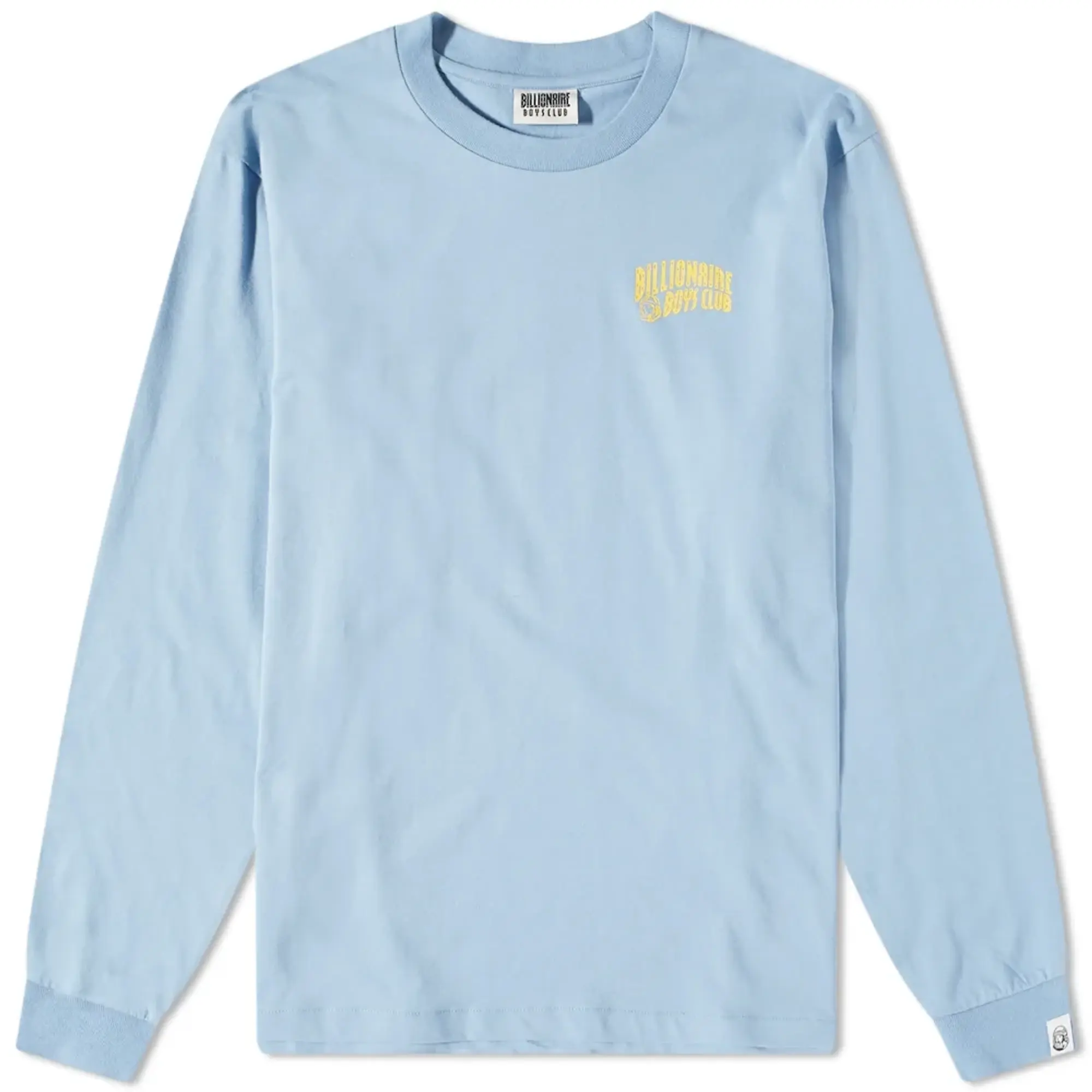 Billionaire Boys Club Men's Long Sleeve Small Arch Logo T-Shirt Powder Blue