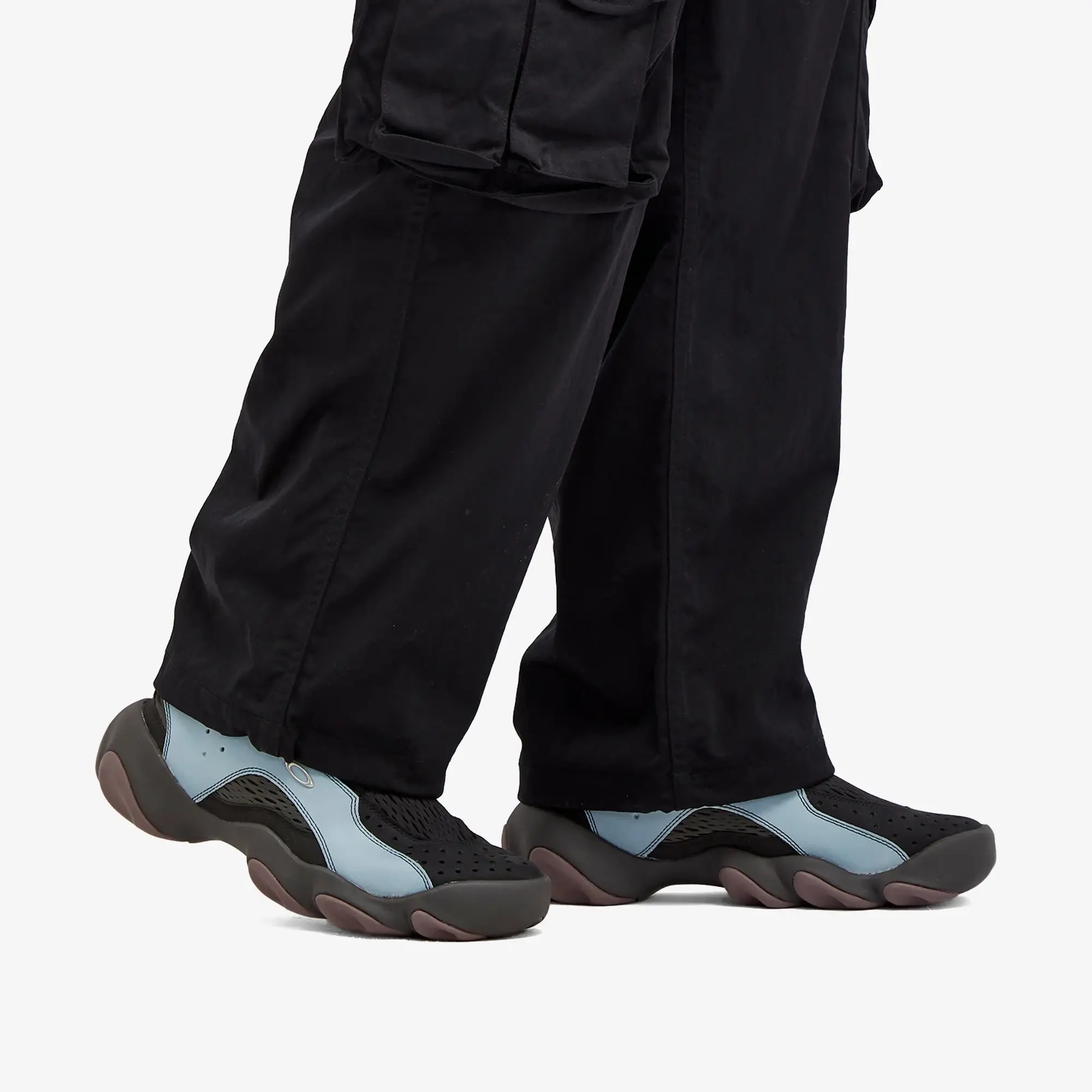 Oakley Factory Team Men's Ostrich Flesh Sandal Stone Blue/Black