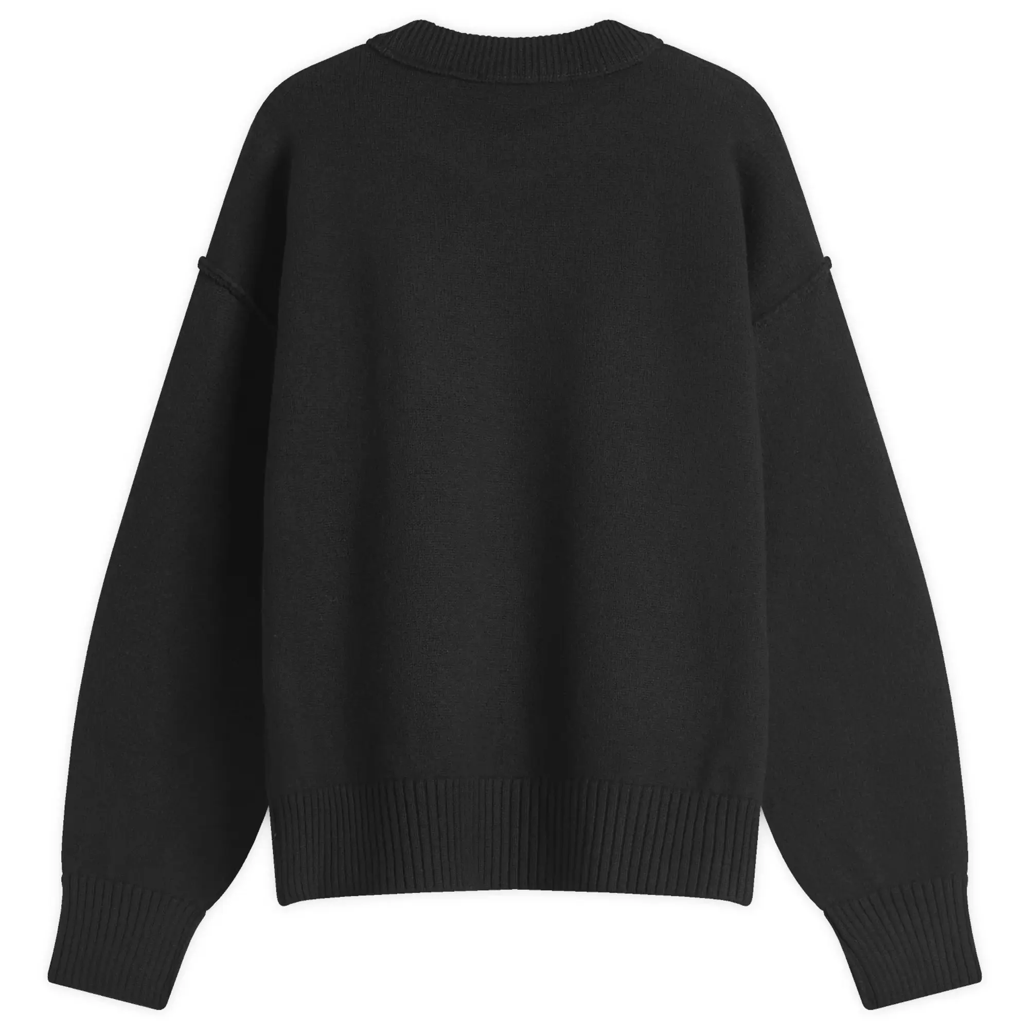 AMI Paris AMI ADC Large Crew Knit Sweater Black