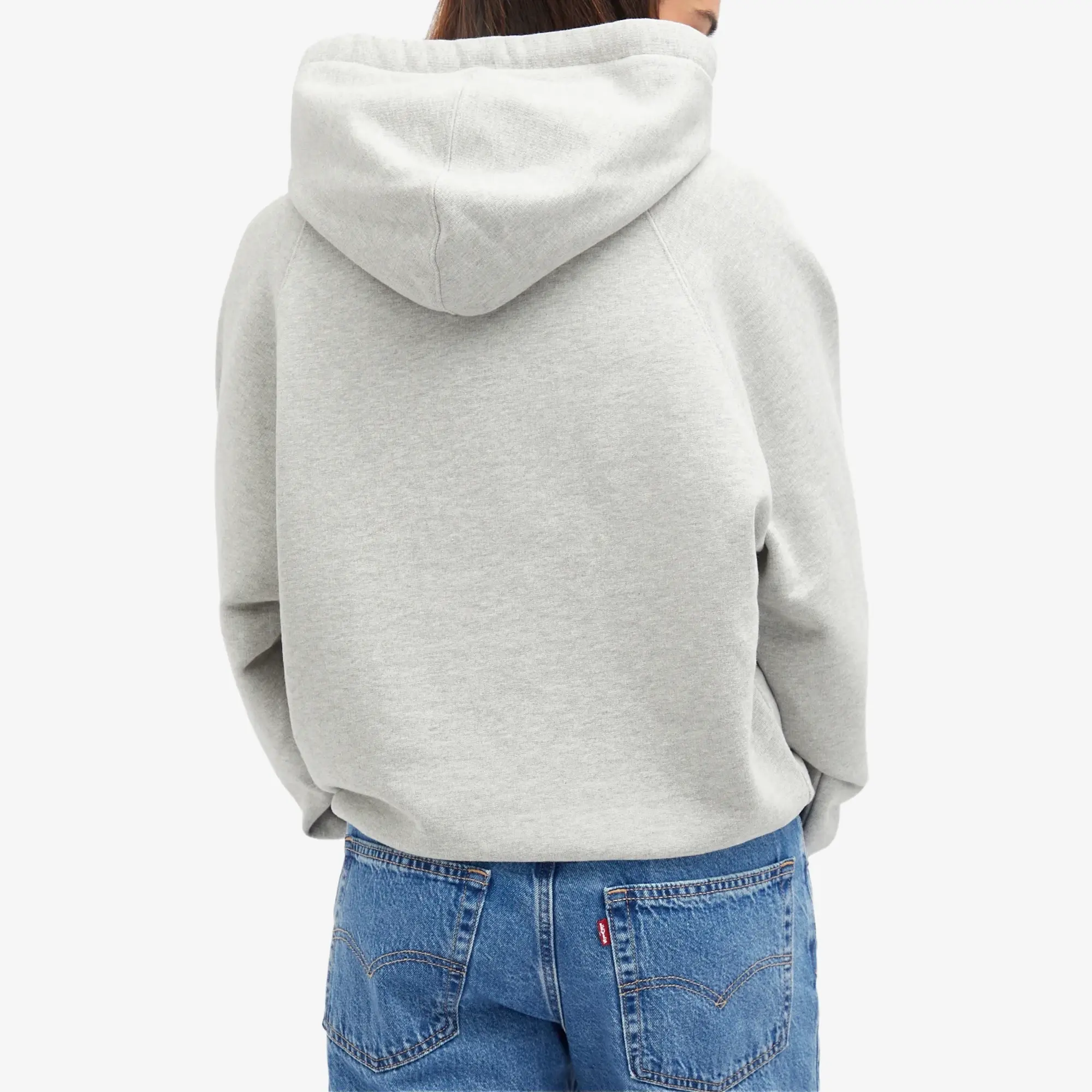 Ami Paris Ami De Coeur Hoodie Men Hoodies Grey